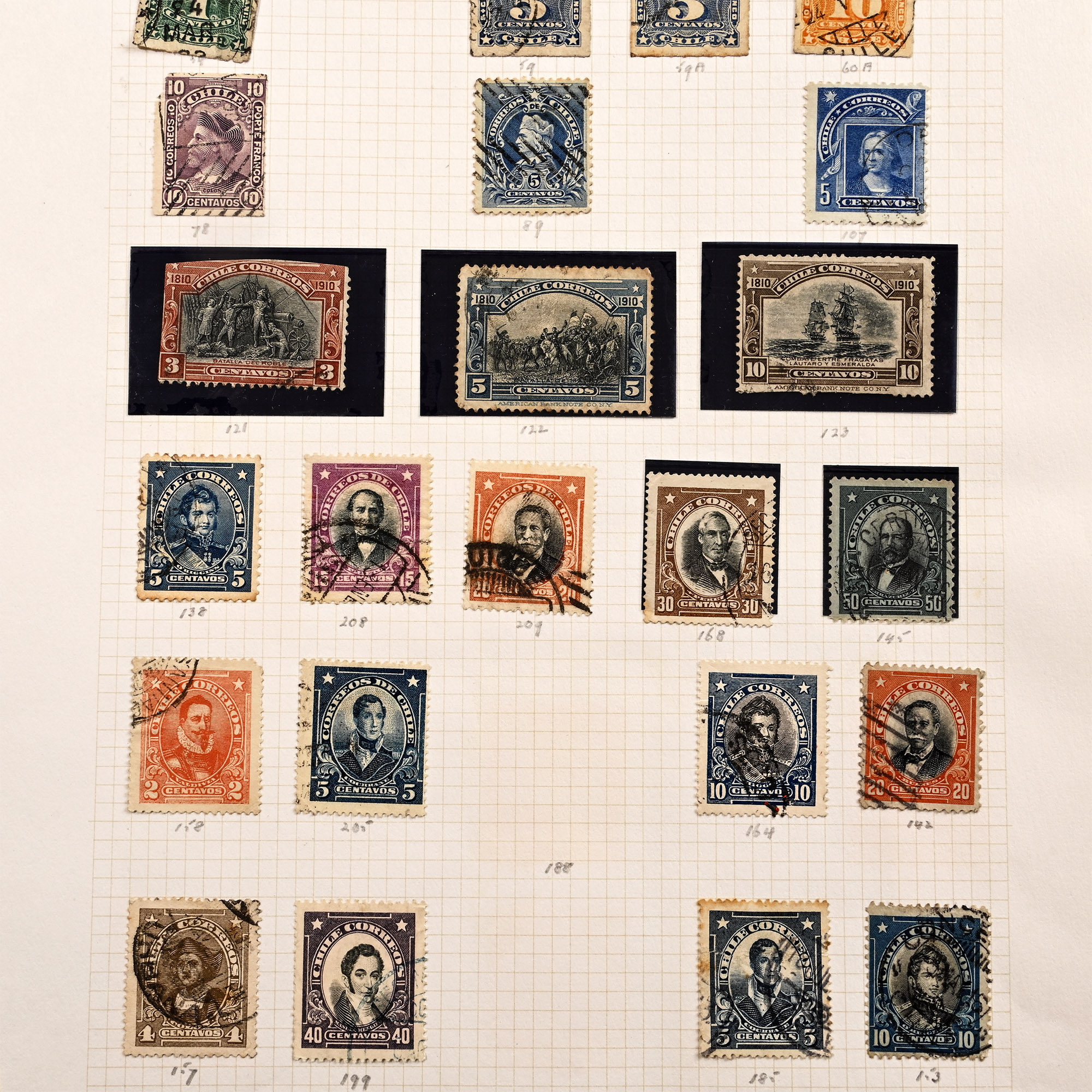 World Assorted Loose-Leaf Stamp Album Pages