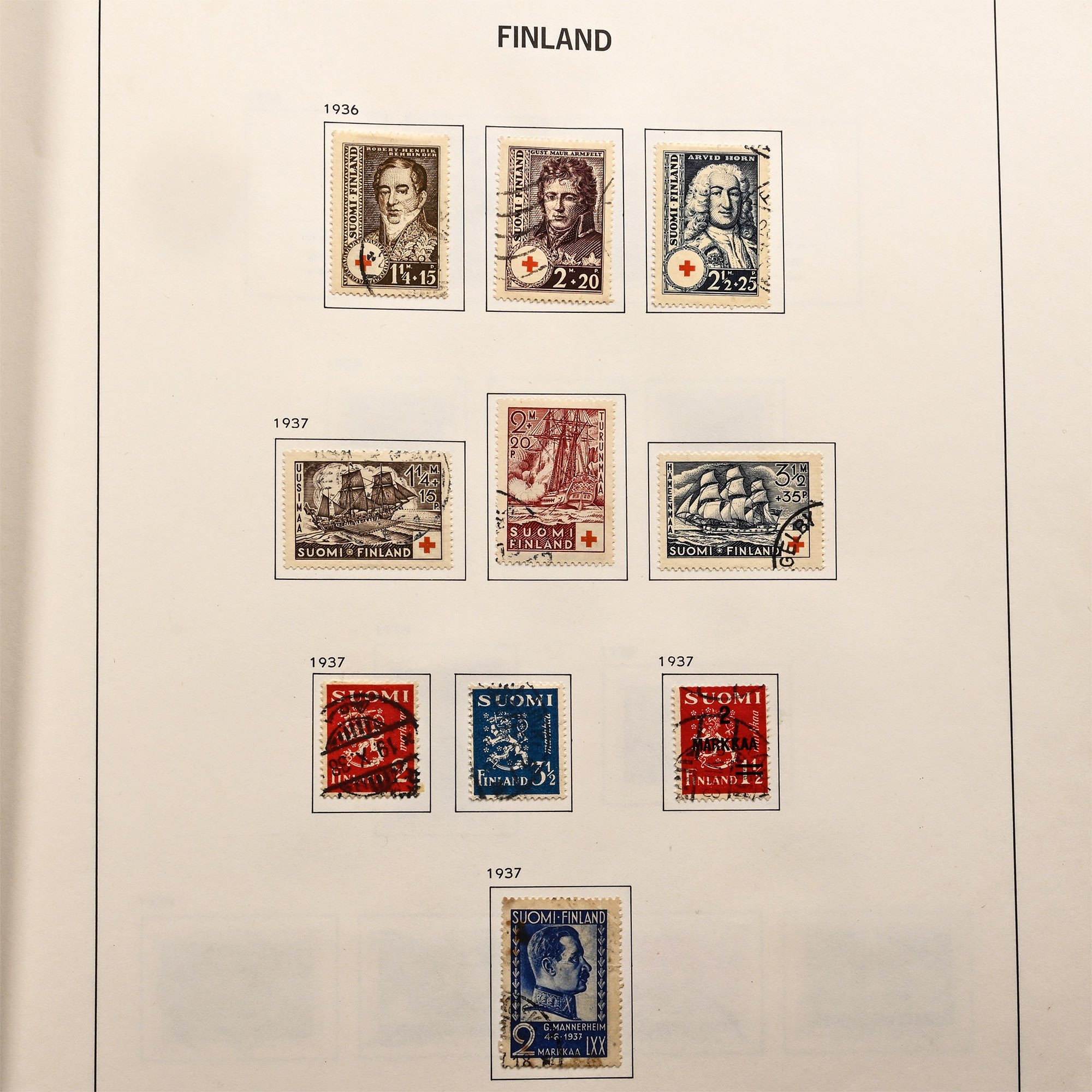 Suomi Finland DAVO Stamp Album Collection