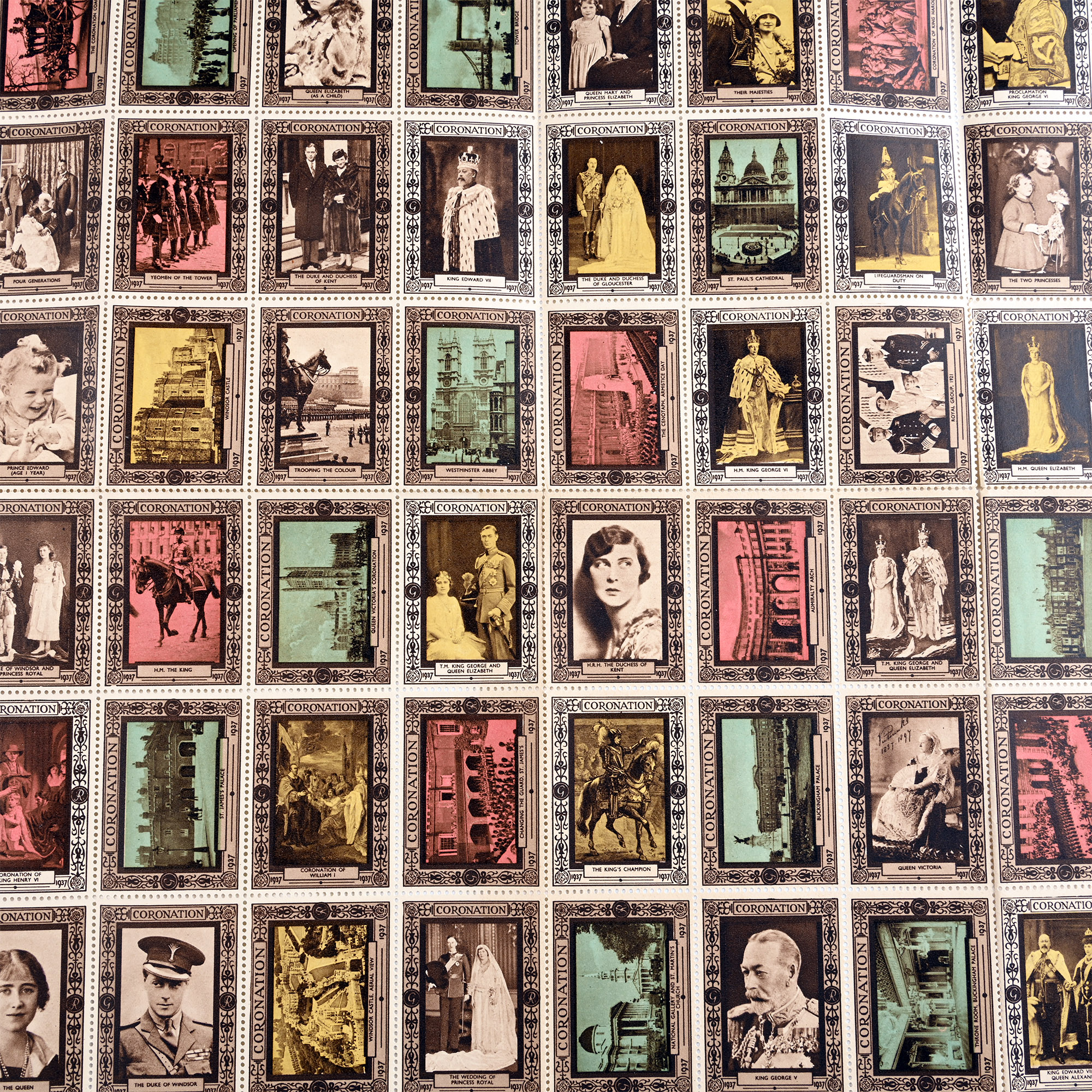 Two Packs of Sixty [60] King George VI Coronation Souvenir Stamps in Original Envelopes