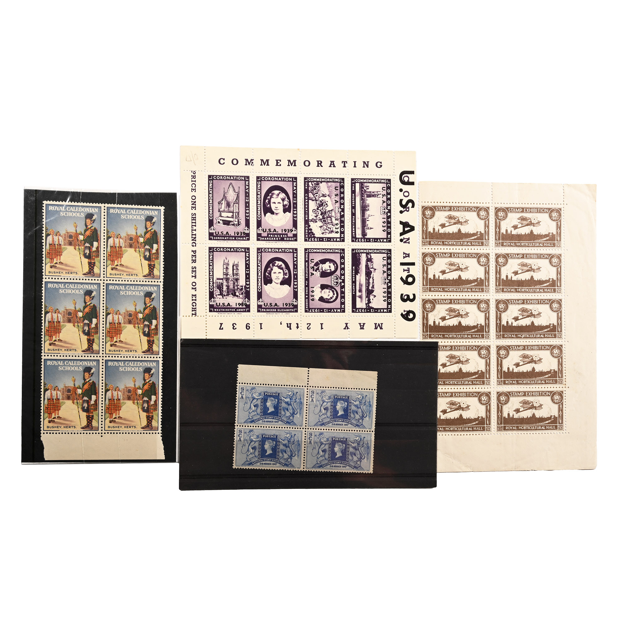 Commemorative 'Cinderella' Stamp Block Collection
