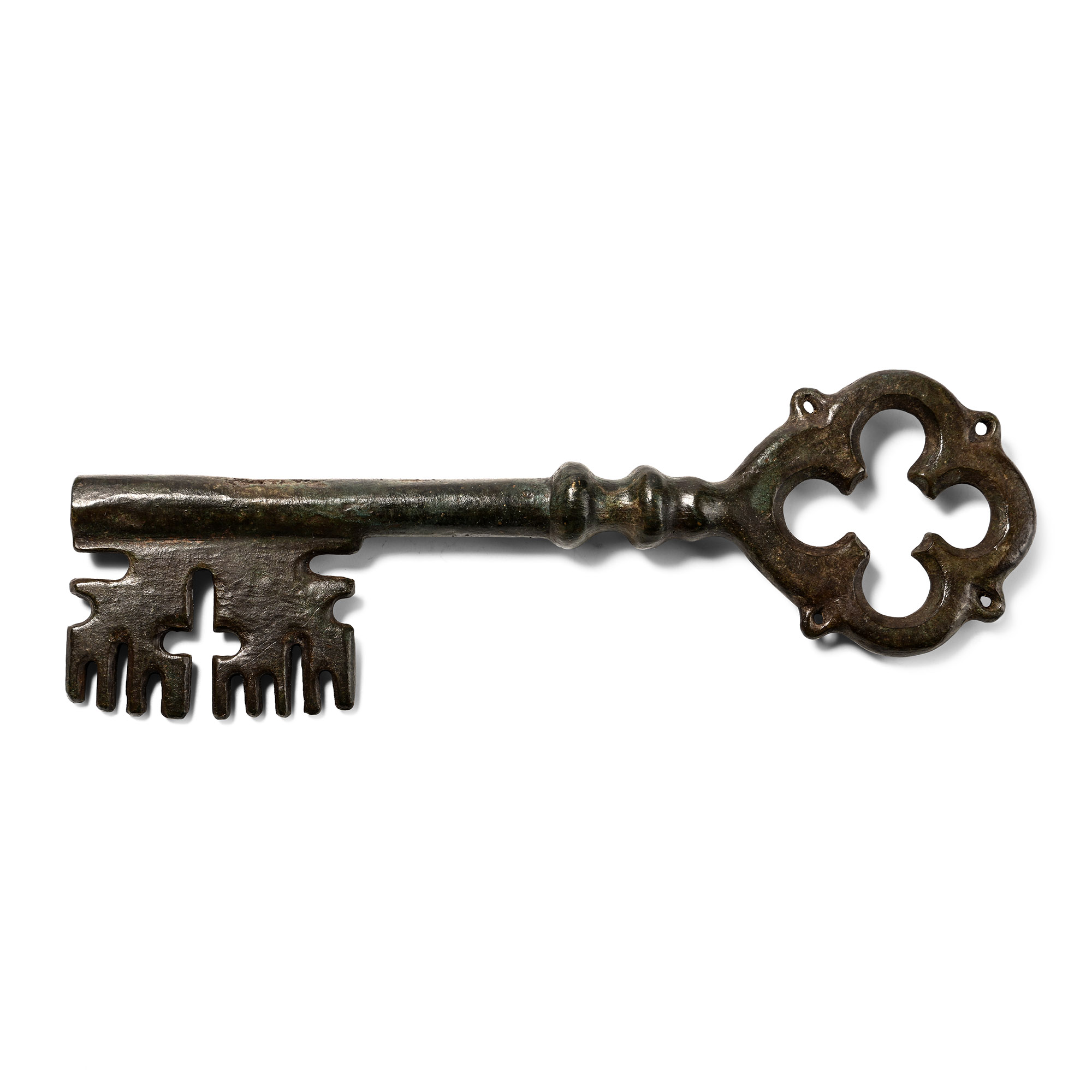 Very Large Medieval Bronze Key