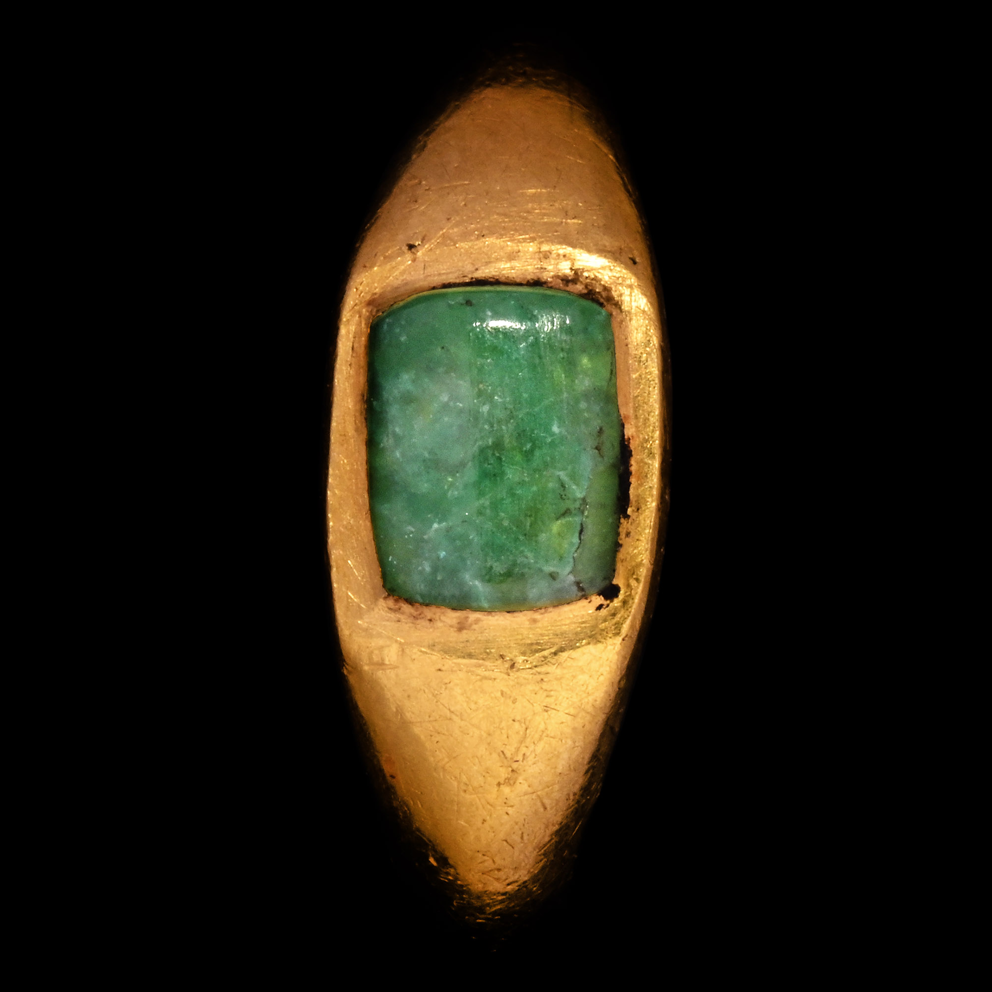 Roman Child's Ring with Emerald