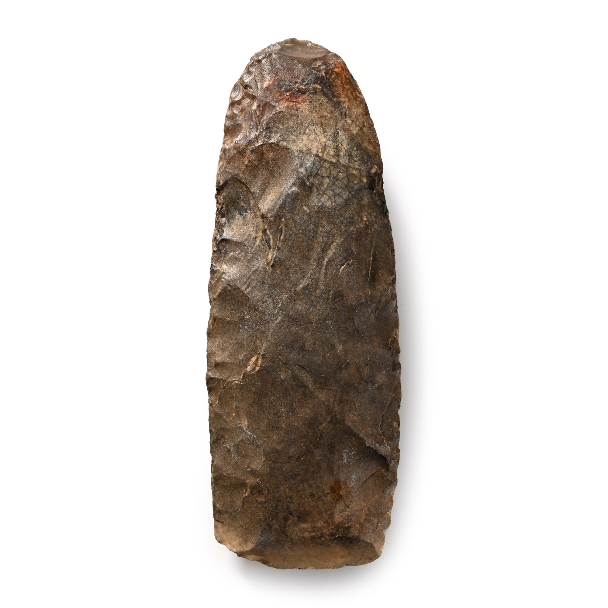 Stone Age Knapped Flint Axehead