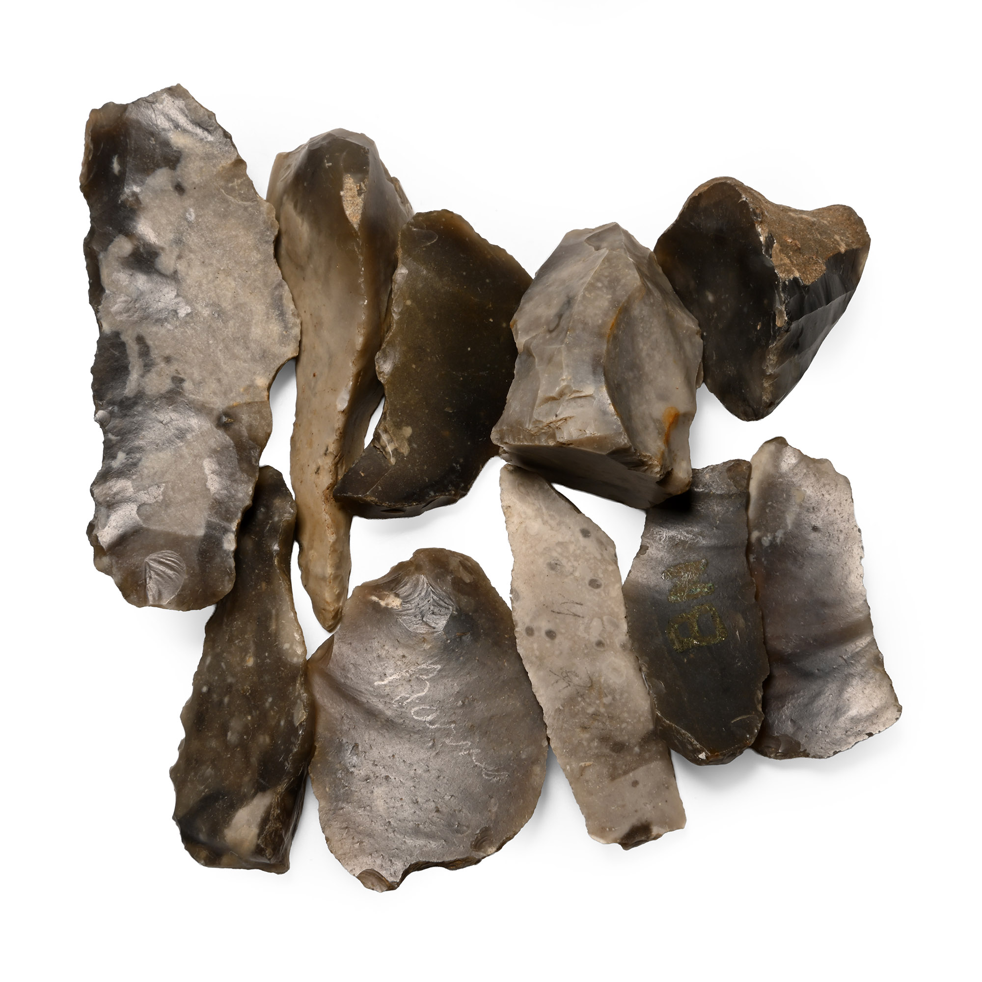 Farnham Stone Age Knapped Flint Tool Collection