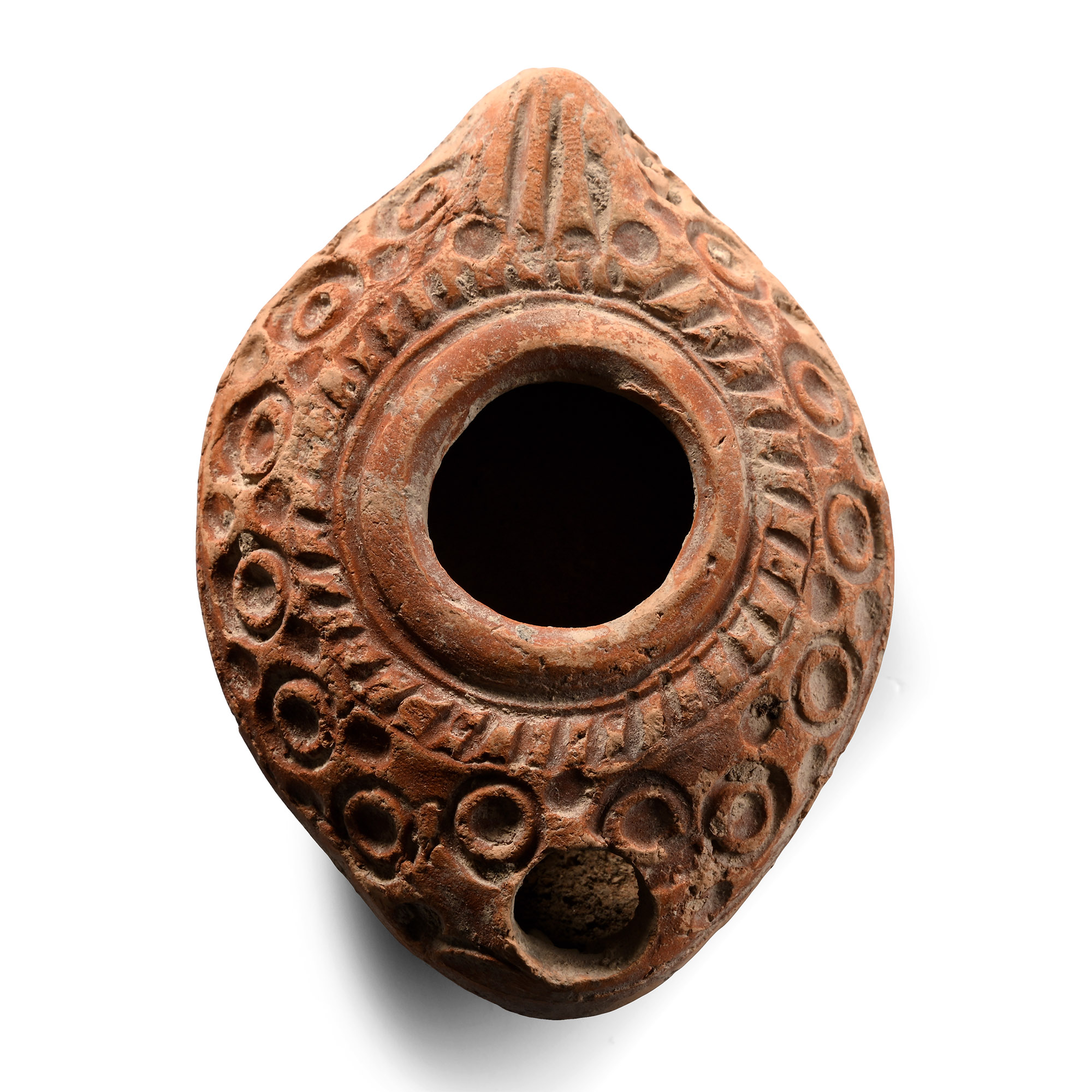 Roman Ovoid Lamp with Annular Decoration