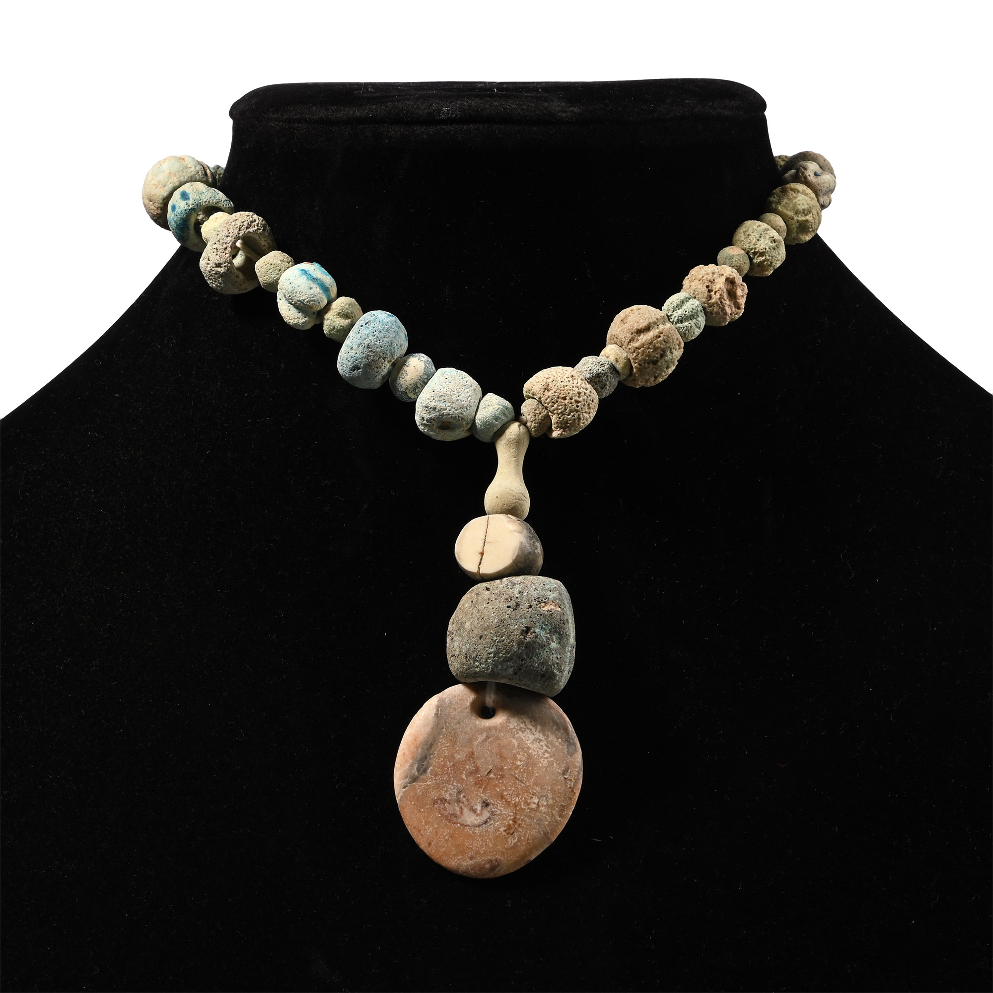 Romano-Egyptian Faience and Other Bead Necklace String