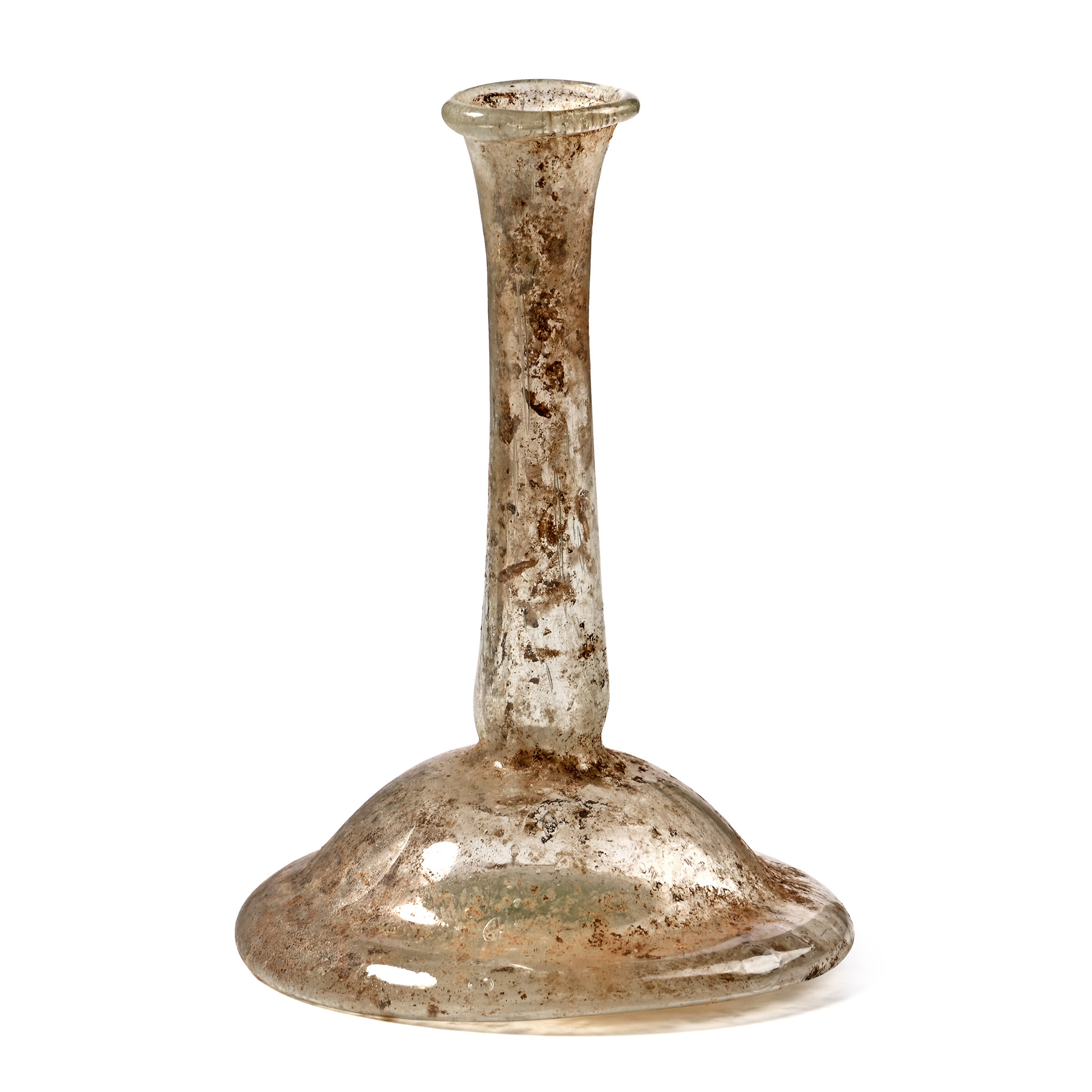 Roman Glass Candlestick Vial