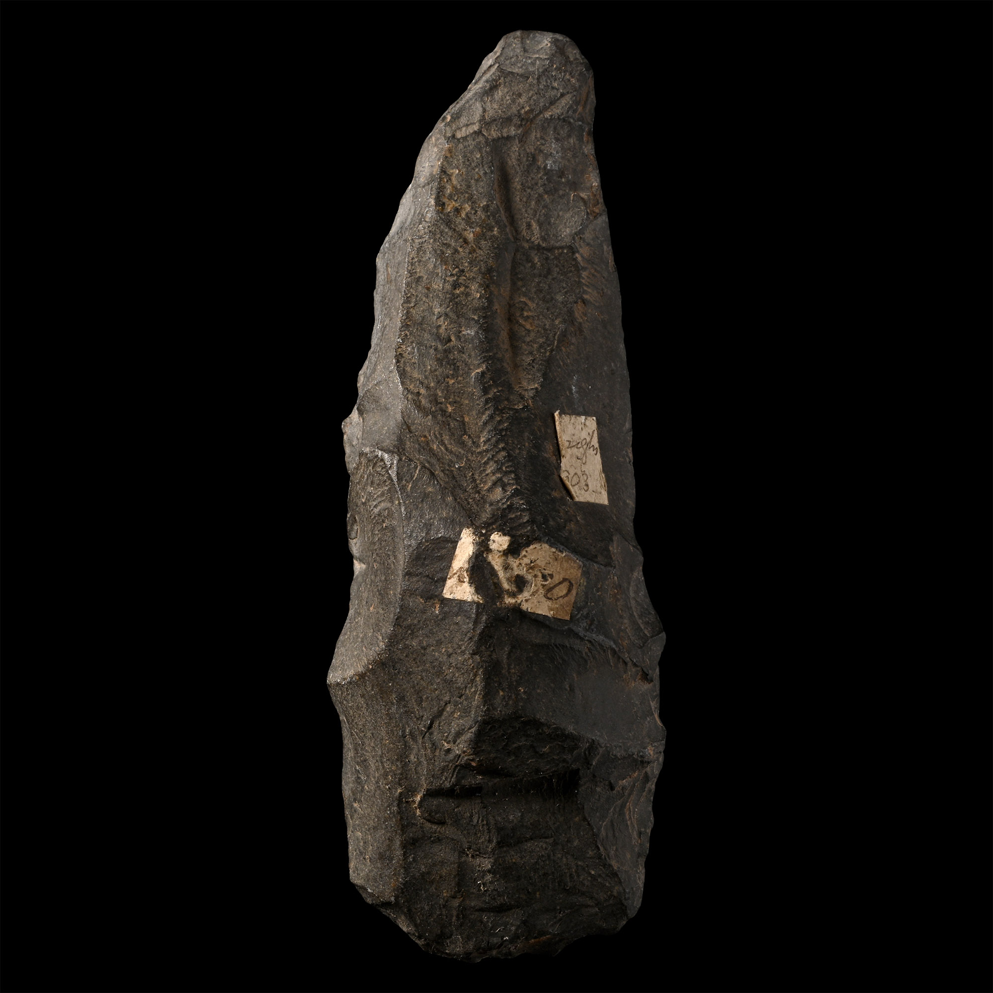 Northern Ireland Stone Age Knapped Black Stone Axe
