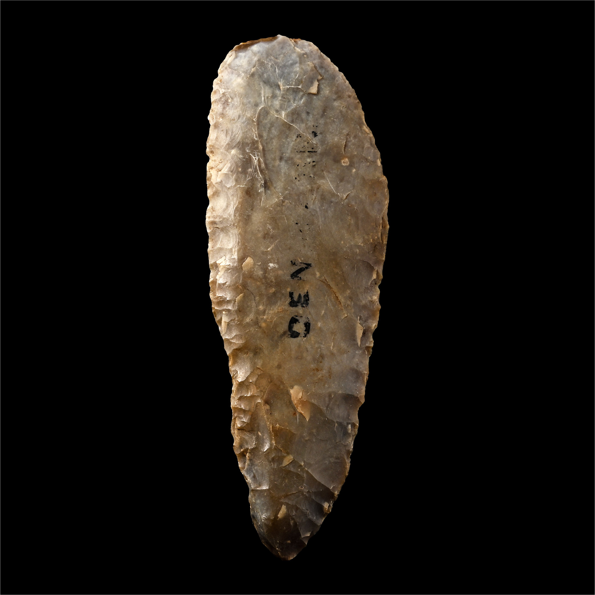 Farnham Stone Age Finely Knapped Flint Knife