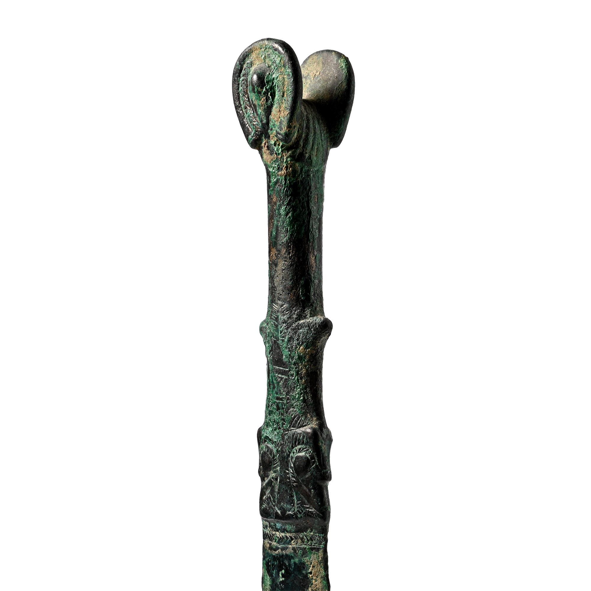 Luristan Dagger with Animal-Headed Hilt