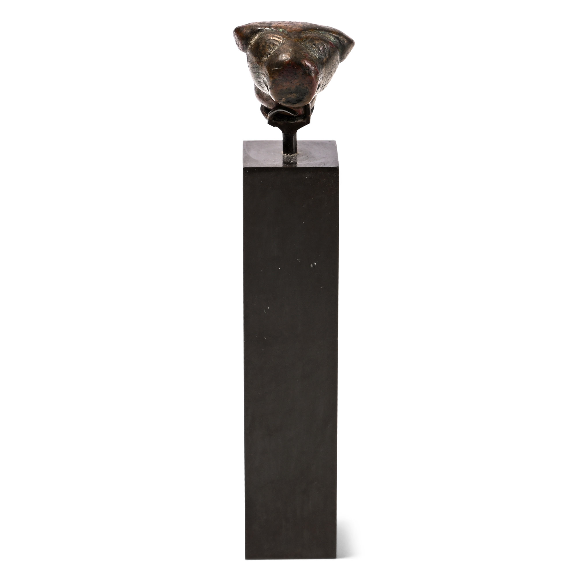 Western Asiatic Bronze Head of a Lioness