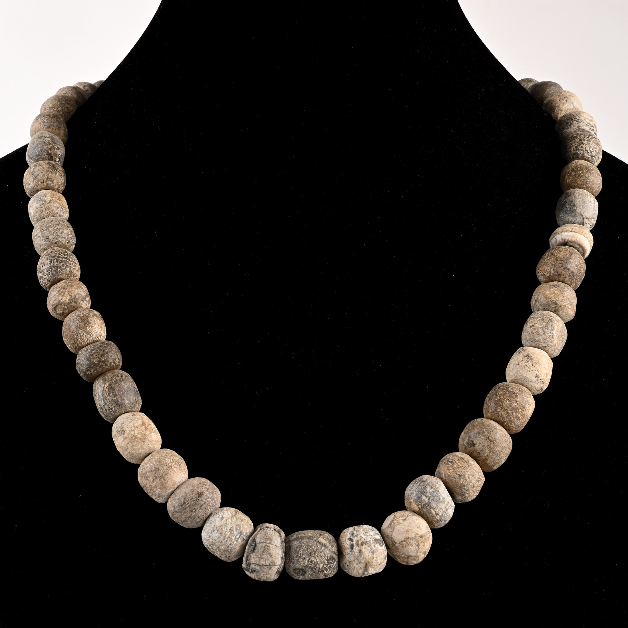 Woolly Mammoth Bone Bead Necklace String