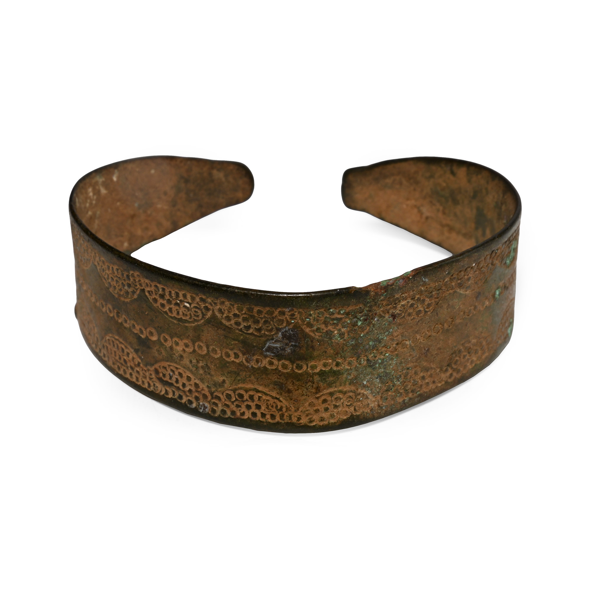 Roman Bronze Decorated Bracelet
