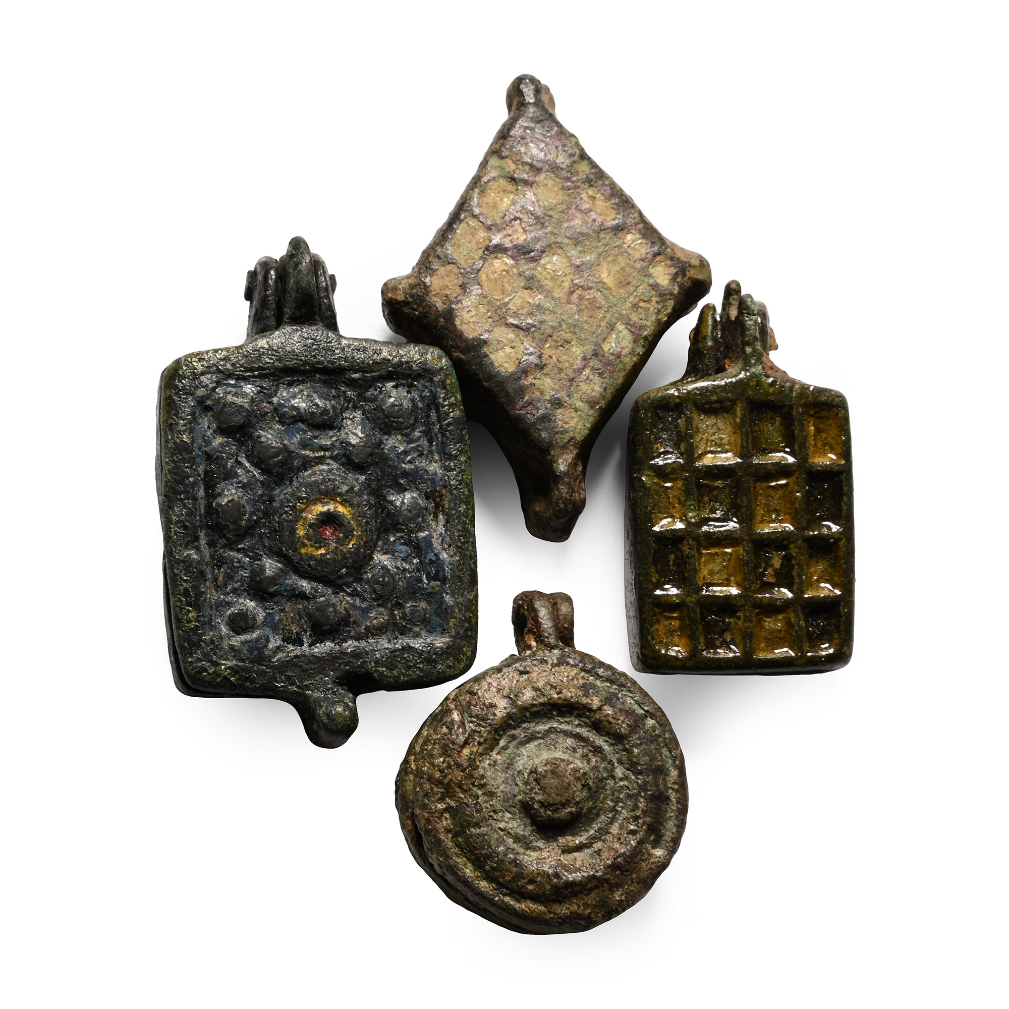 Roman Enamelled Bronze Seal Box Collection