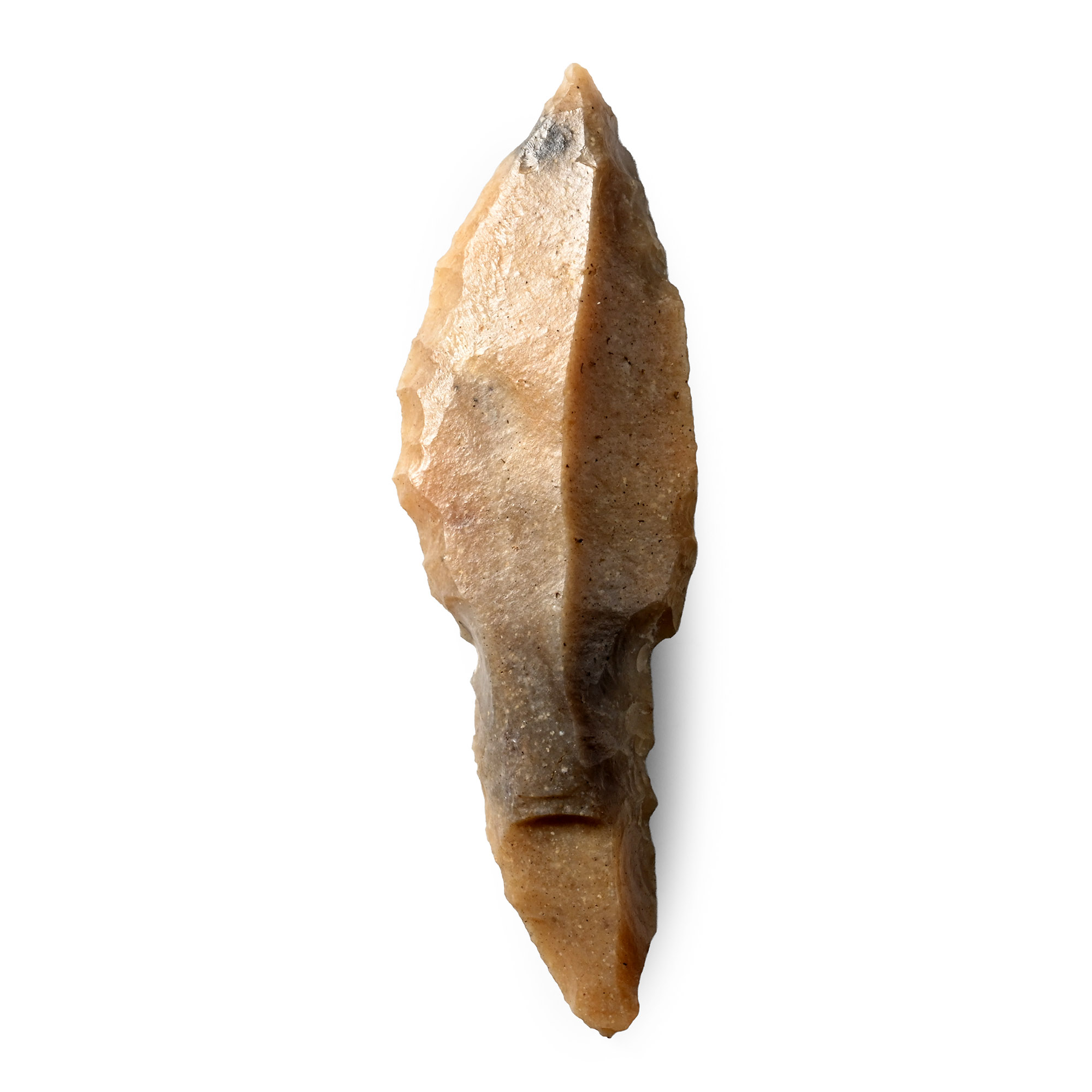 Palestinian Stone Age Flanged Arrowhead