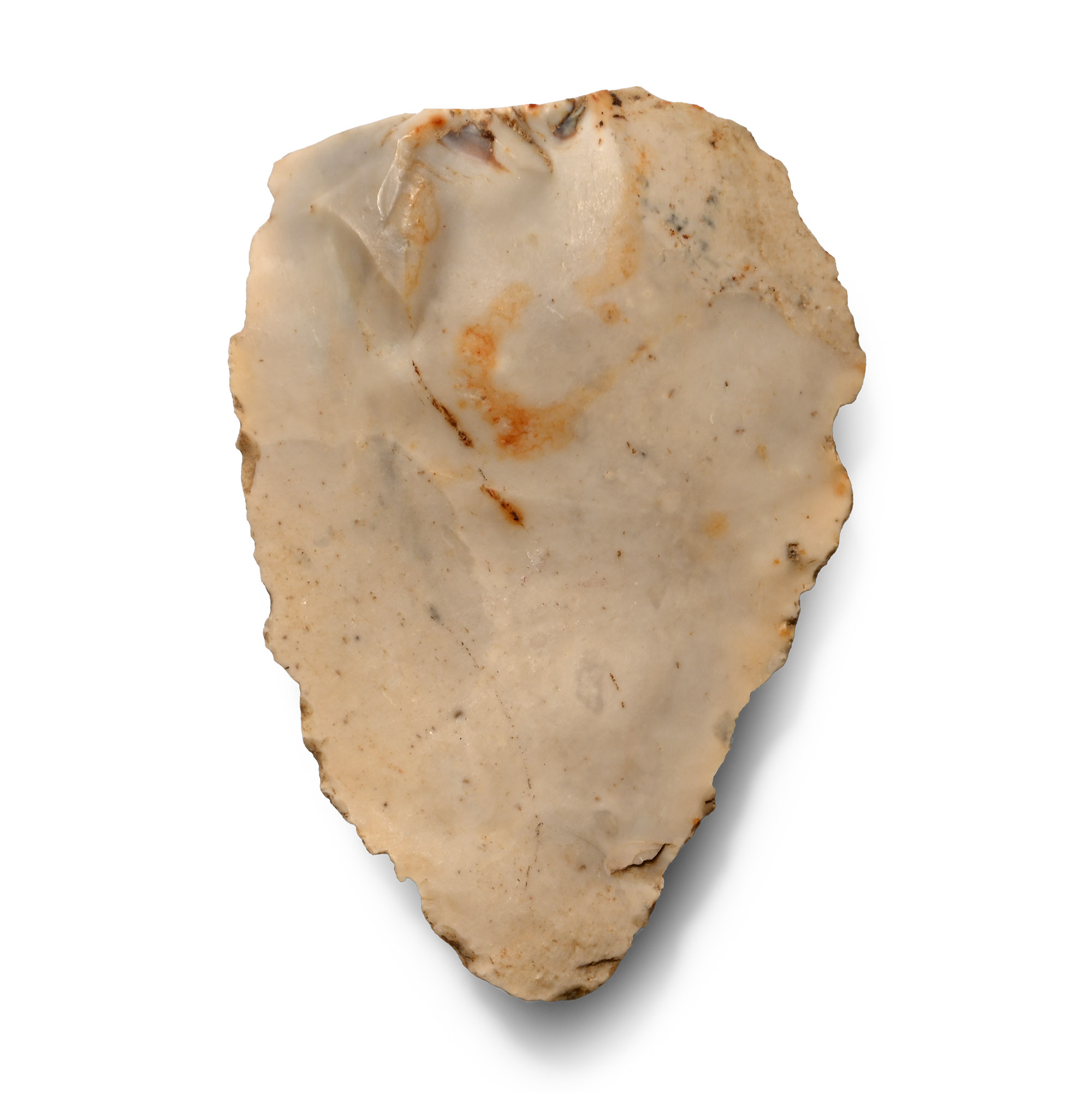 French Mousterian Stone Age Knapper Flint Levallois Point