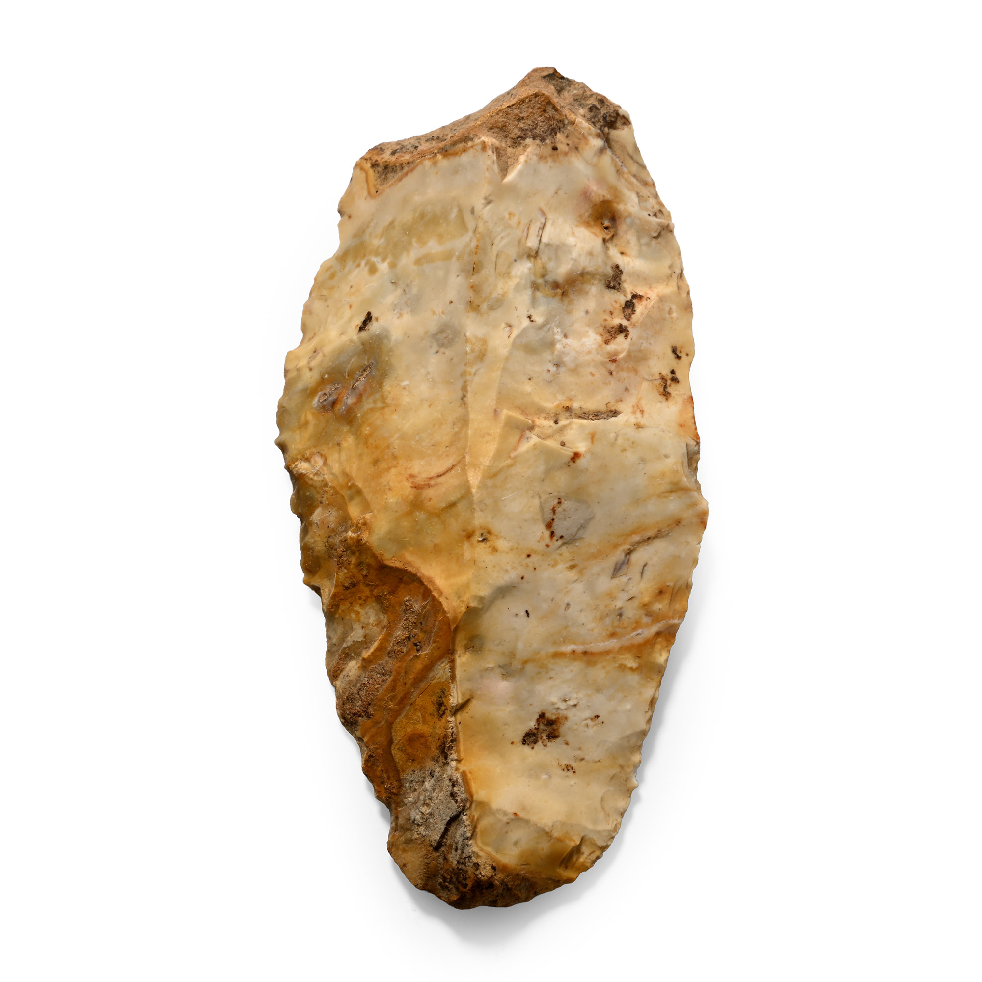 French Stone Age Mousterian Knapped Fint Knife