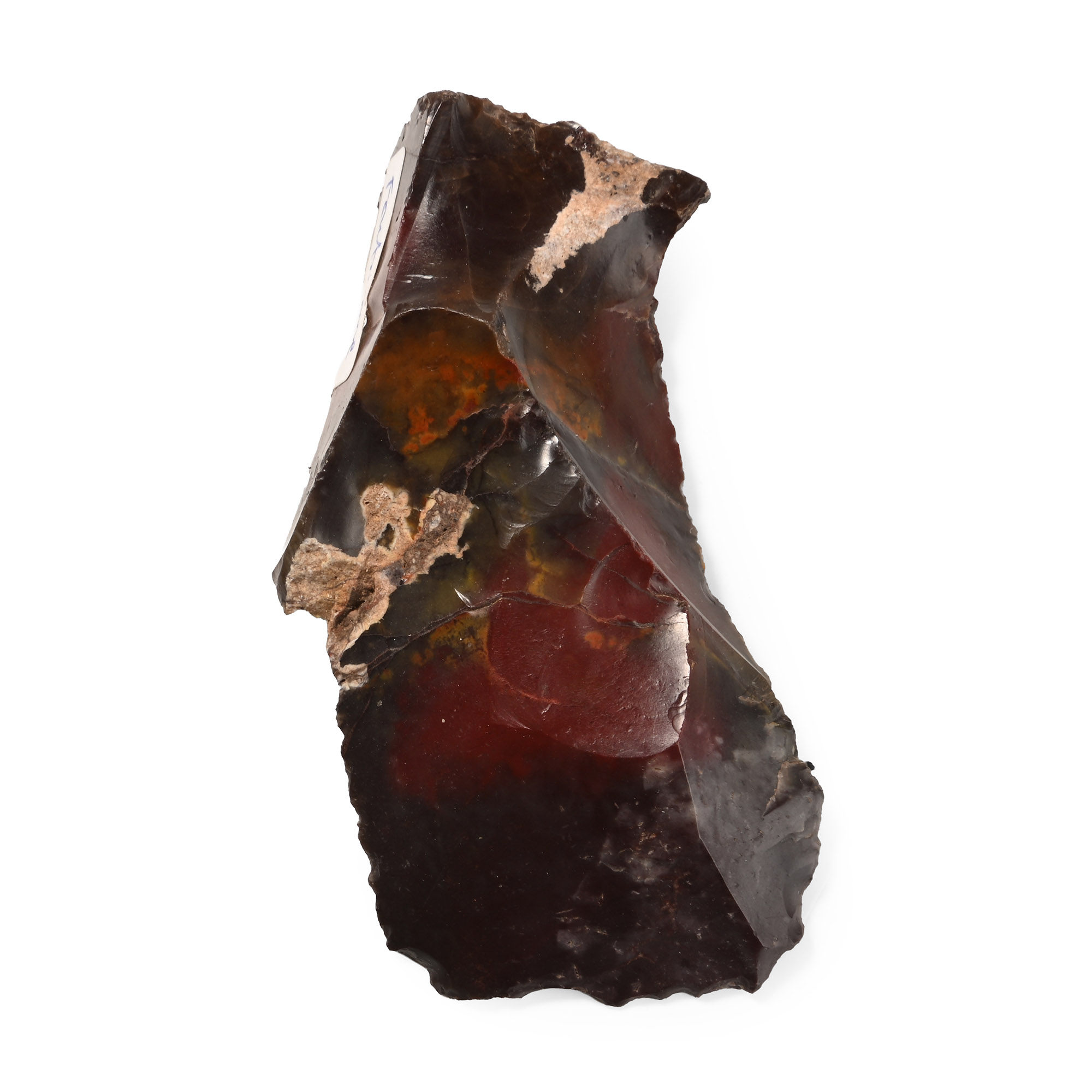 French Stone Age Fontmaure Jasper Neanderthal Knapped Flint Blade