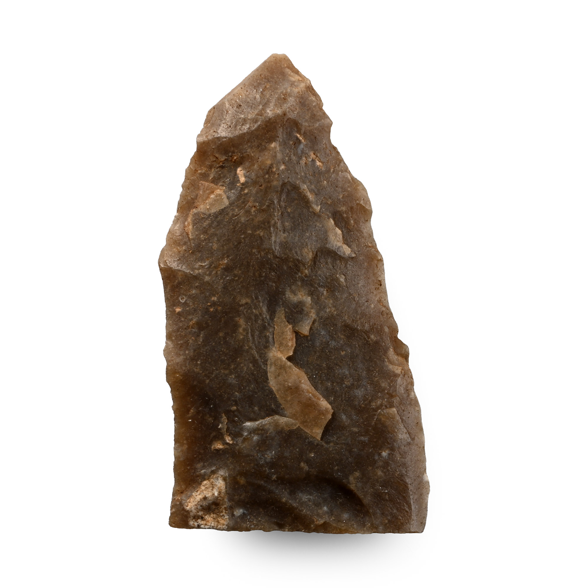 French Stone Age Solutrean Knapped Flint Leaf Point - Ex Sir Arthur Evans