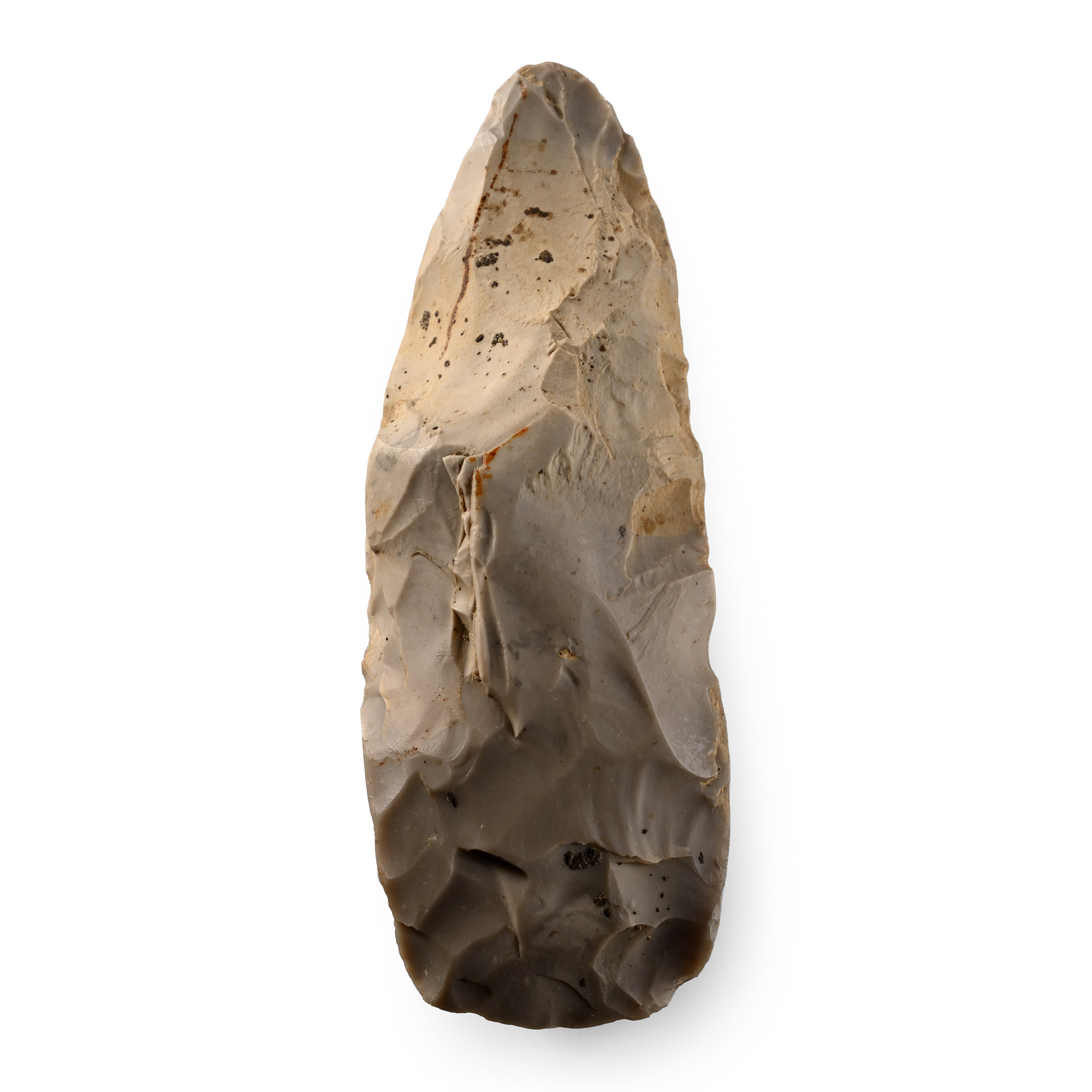 British Stone Age Part Polished Knapped Axehead