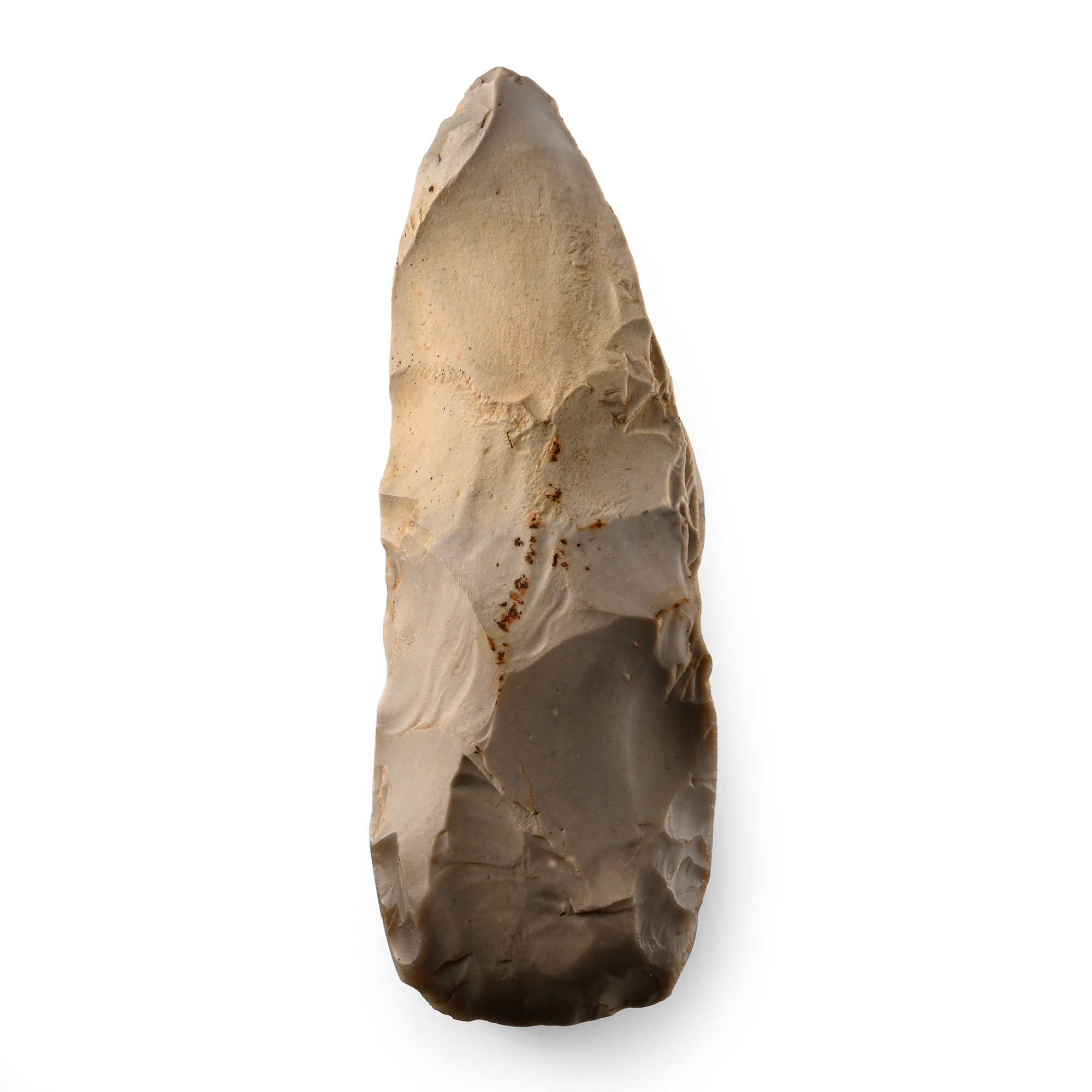 British Stone Age Part Polished Knapped Axehead