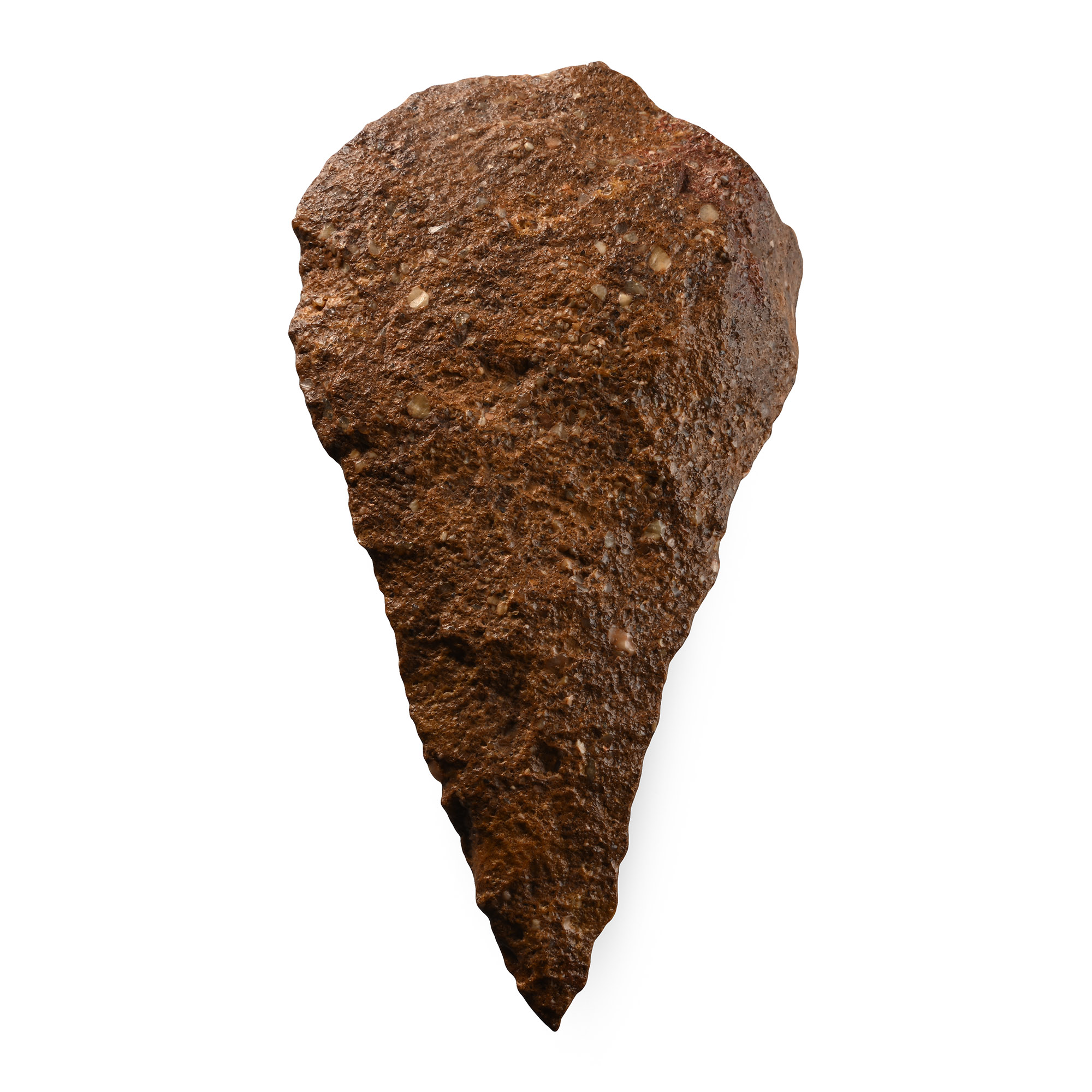 African Stone Age Homo Erectus Knapped Acheulean Classic Pointed Handaxe