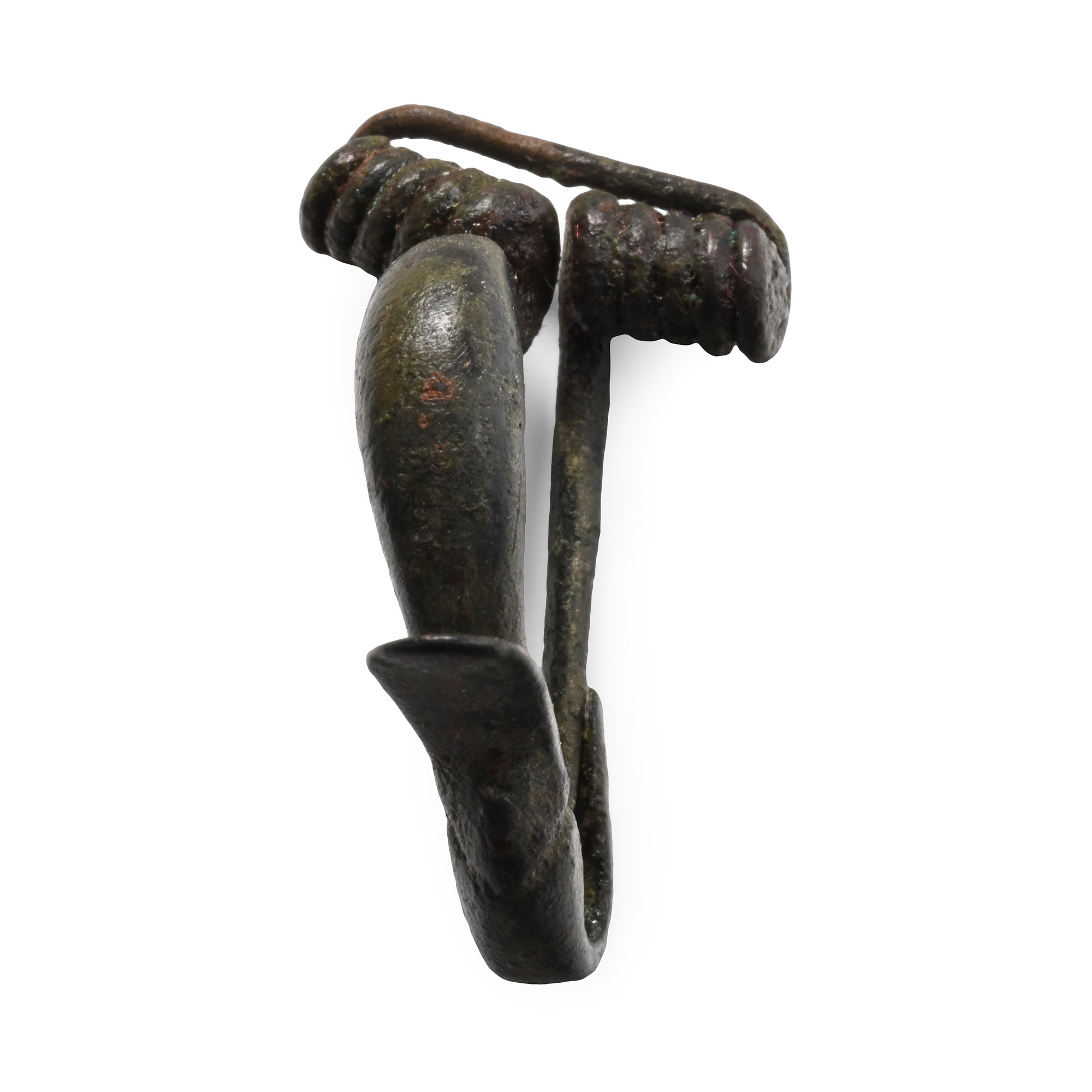 Romano-Celtic Bronze Duck Head Bow Brooch