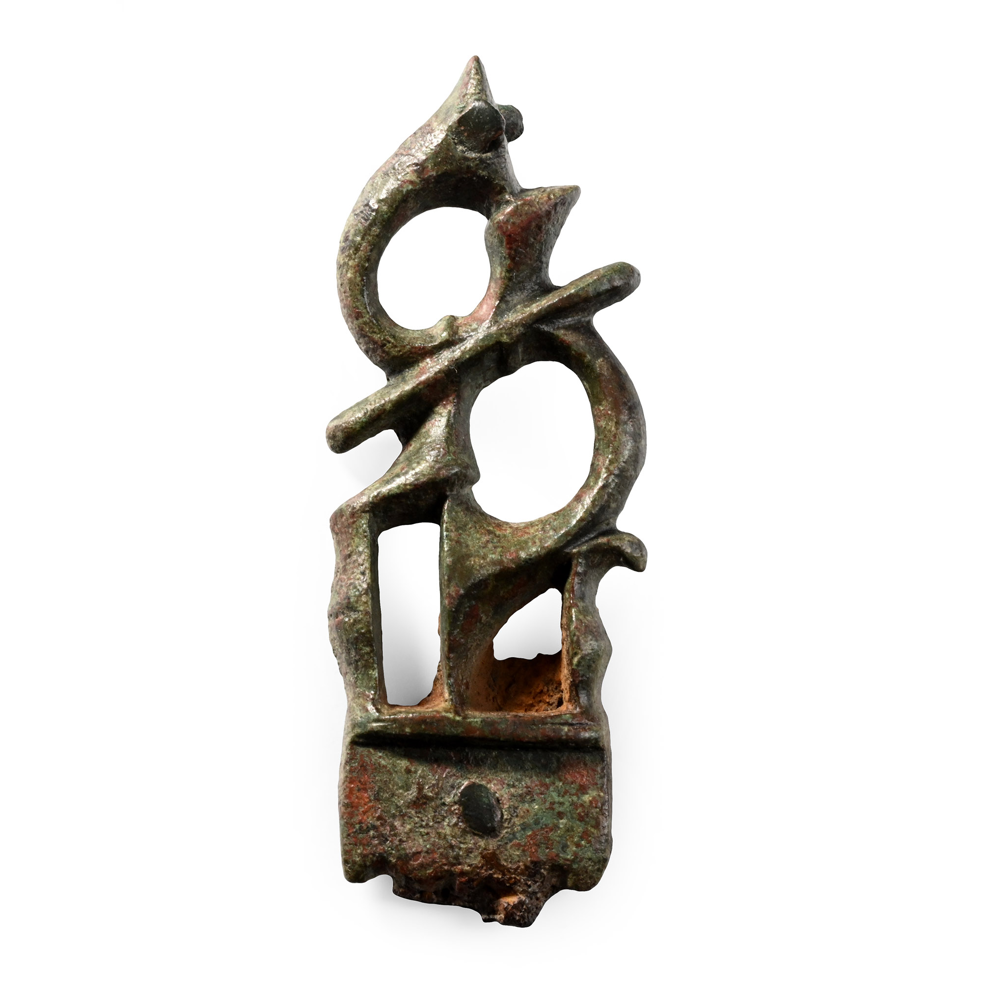 Romano-British Bronze Trumpet-Whorl Knife Handle