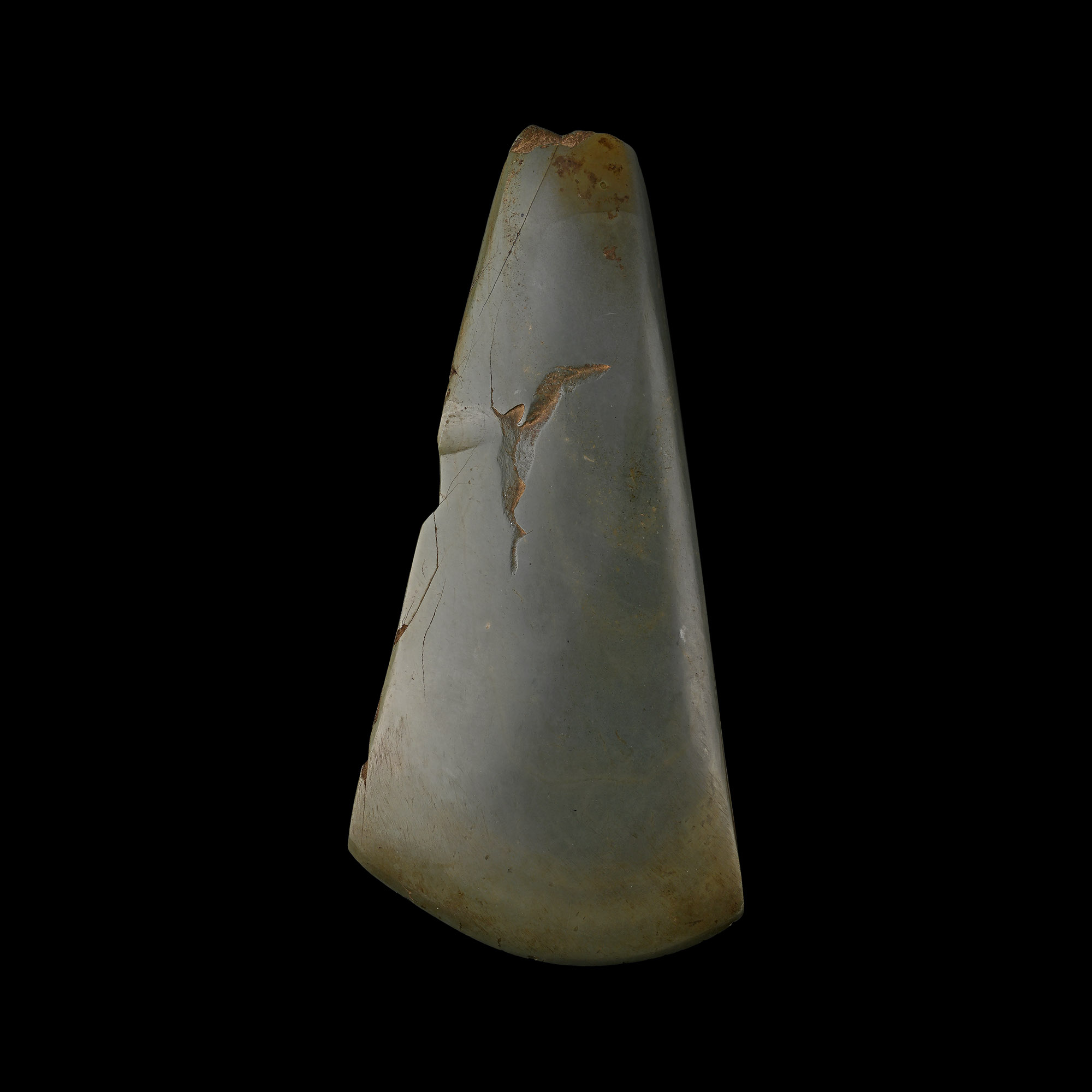 Large Greenstone Polished Axehead