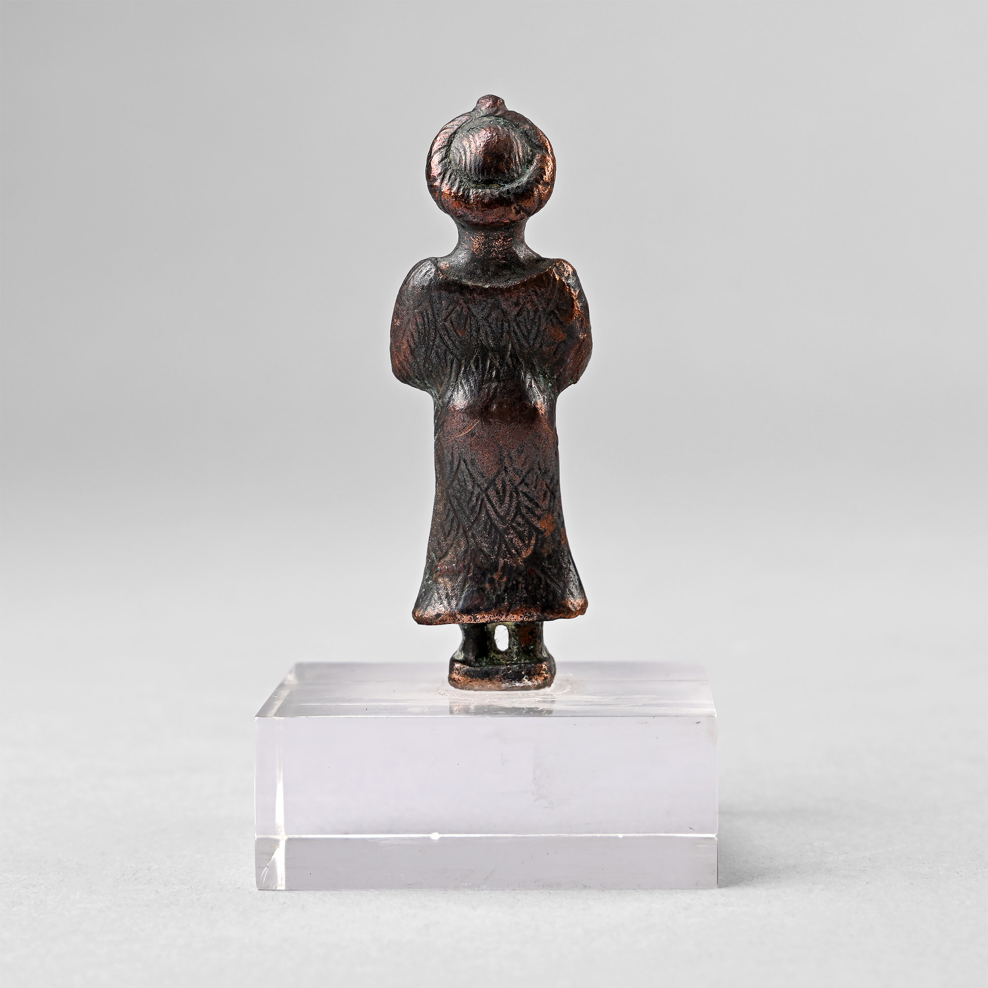 Middle Elamite Copper Figure of a Worshipper
