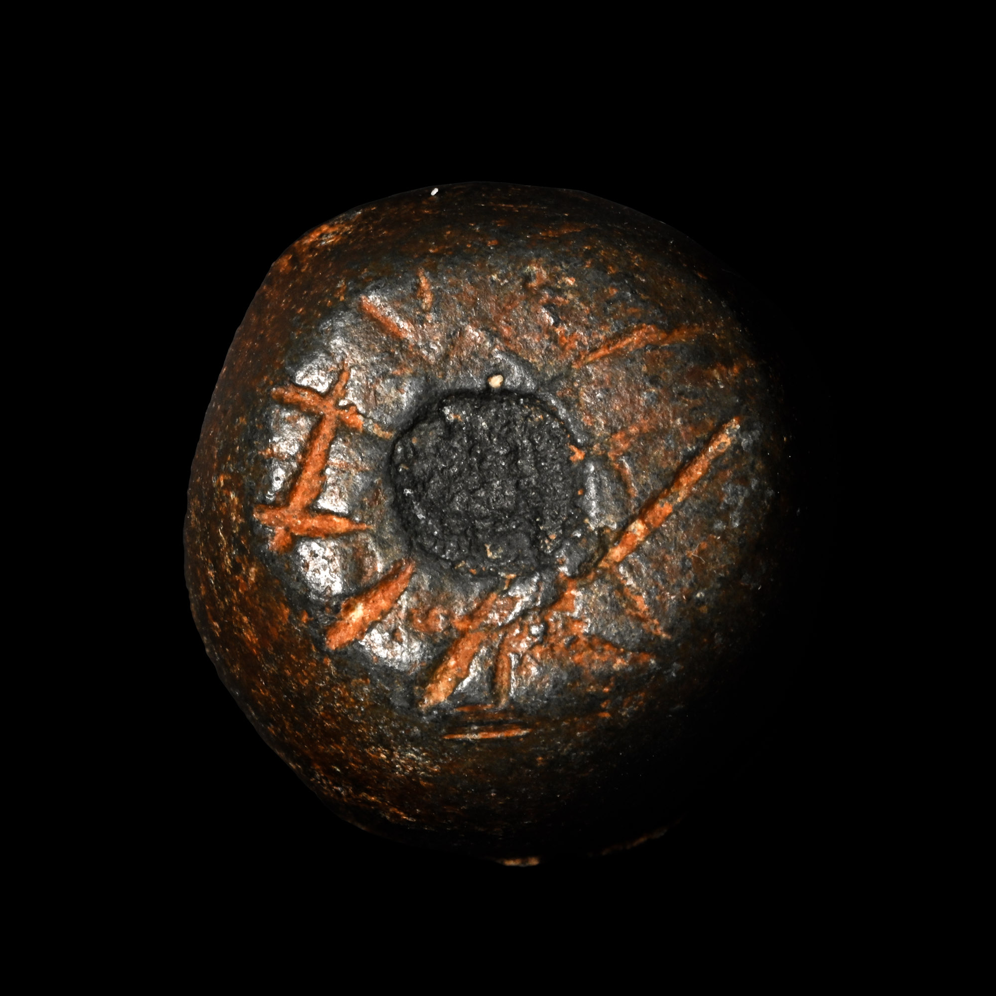 Western Asiatic Double-Sided Hematite Weight
