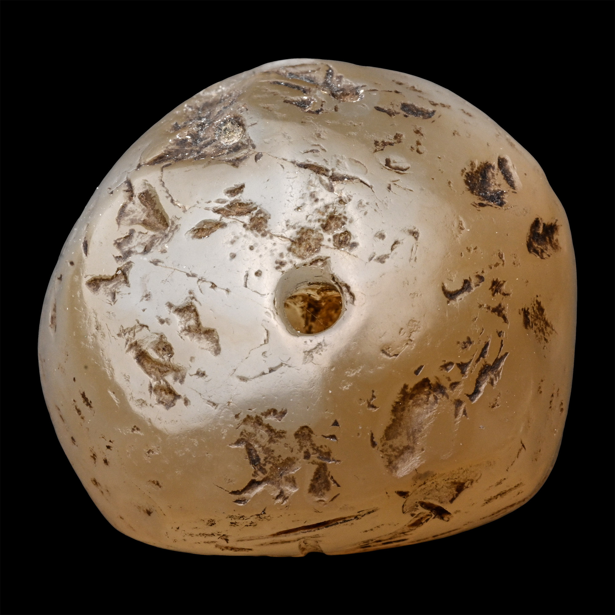 Eastern Sasanian Engraved Chalcedony Stamp Seal
