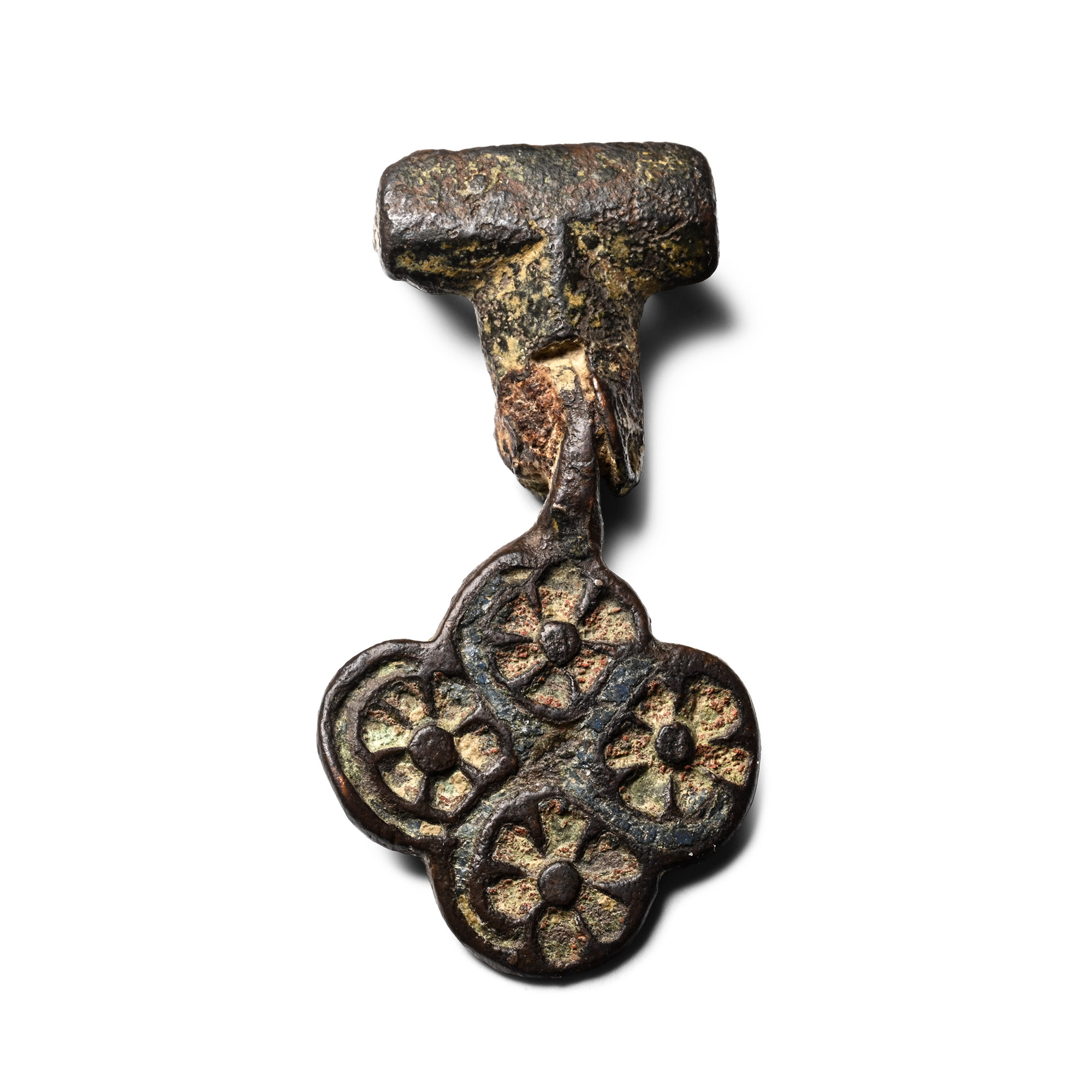 Medieval Knight's Bronze Heraldic Horse Harness Pendant