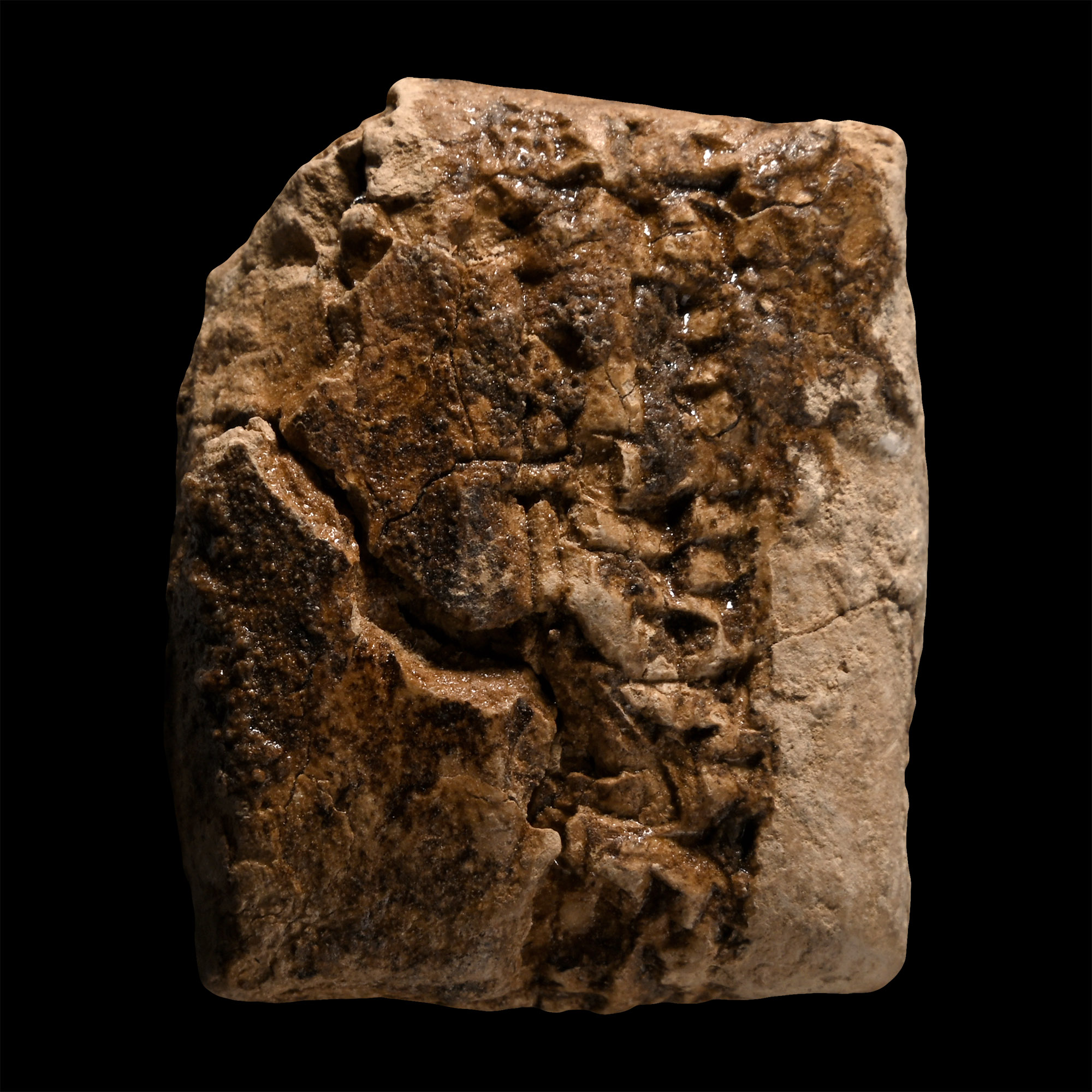 Mesopotamian Terracotta Cuneiform Tablet Fragment