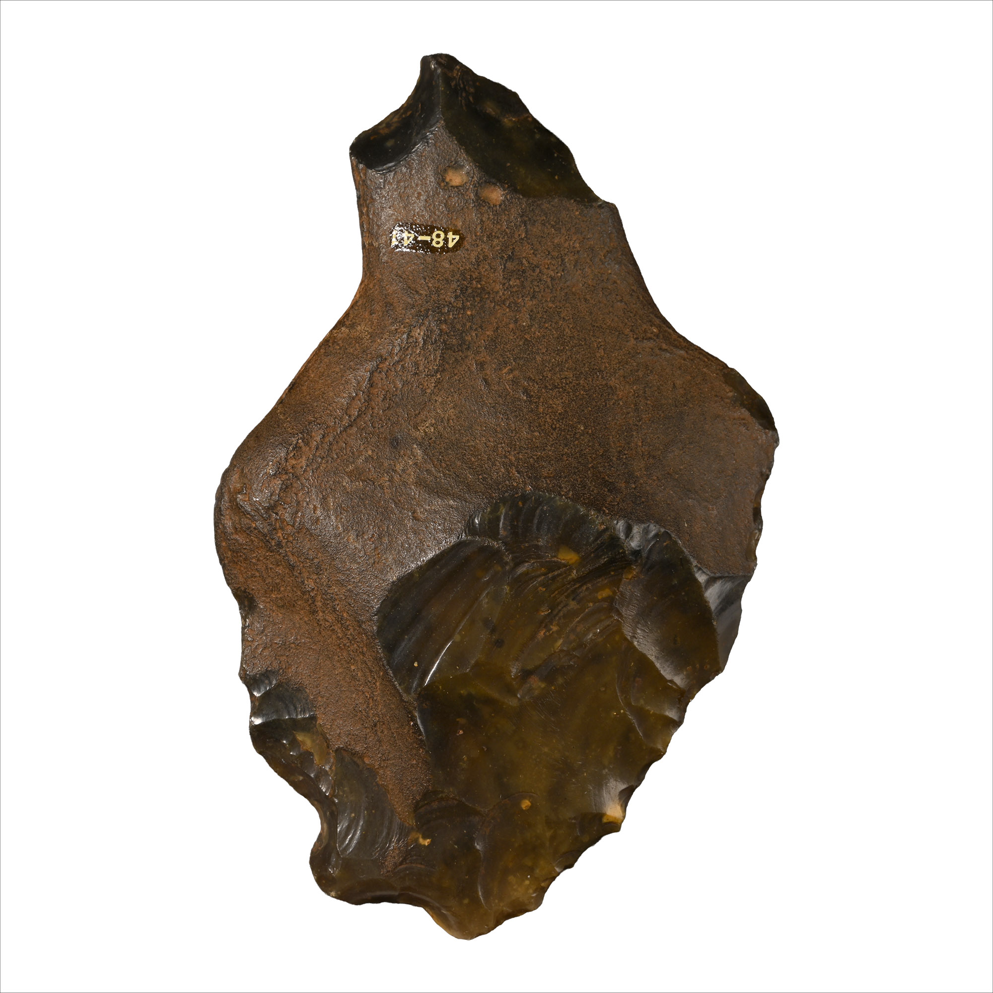 British Stone Age Knapped Flint Axe