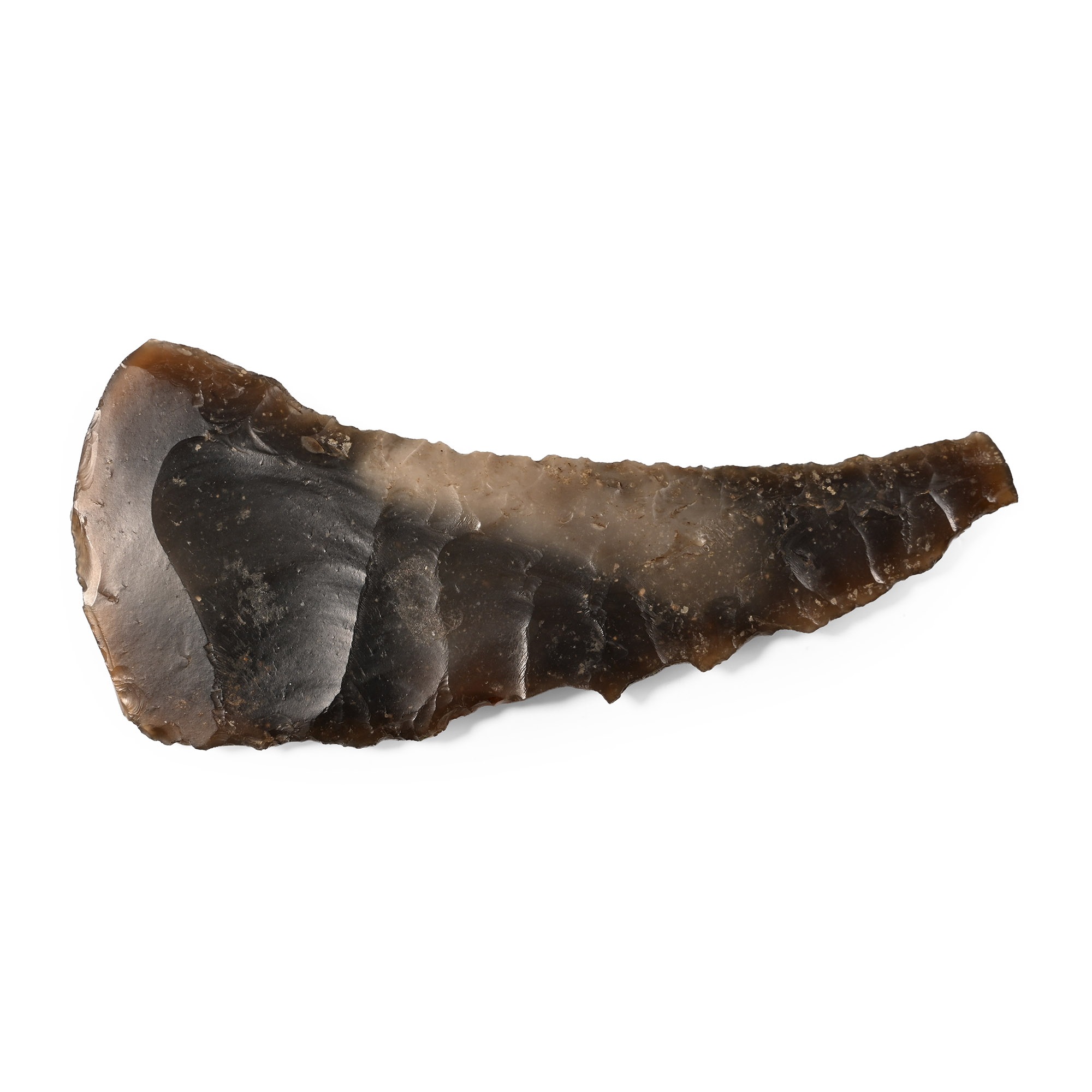 British Stone Age Knapped Flint Sickle Knife