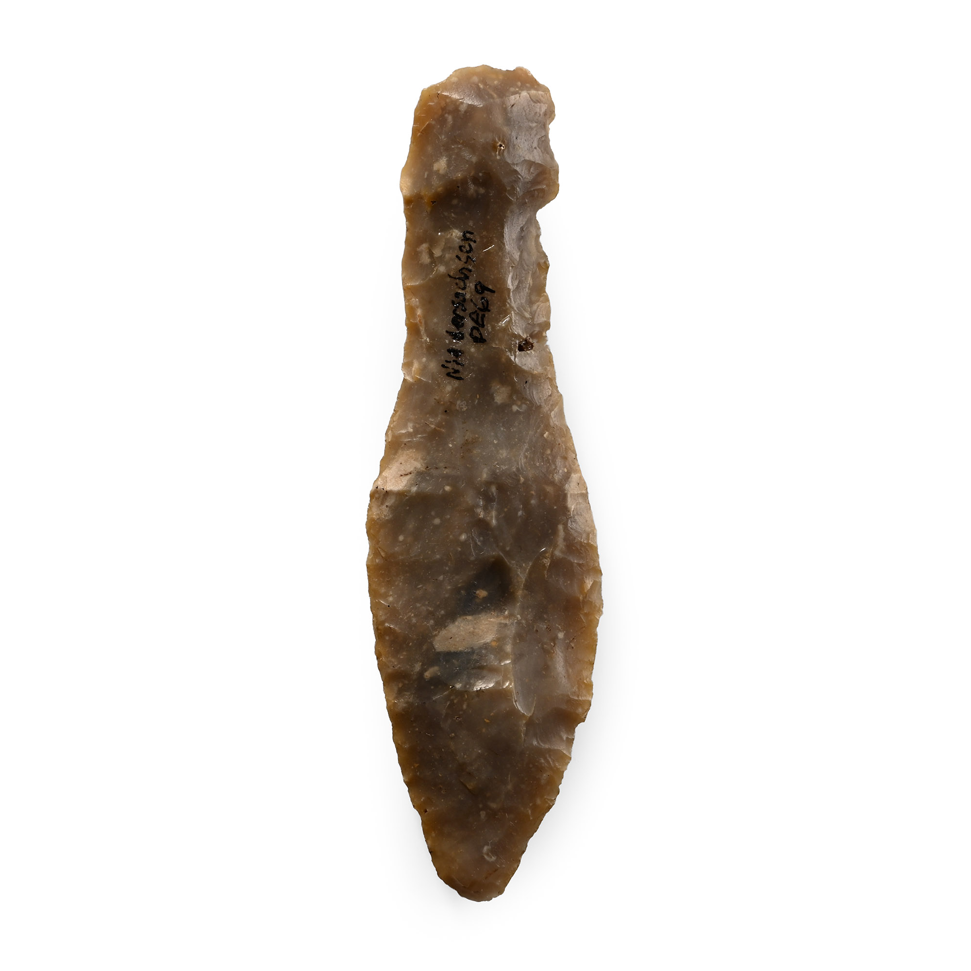 Danish Stone Age Knapped Flint Dagger
