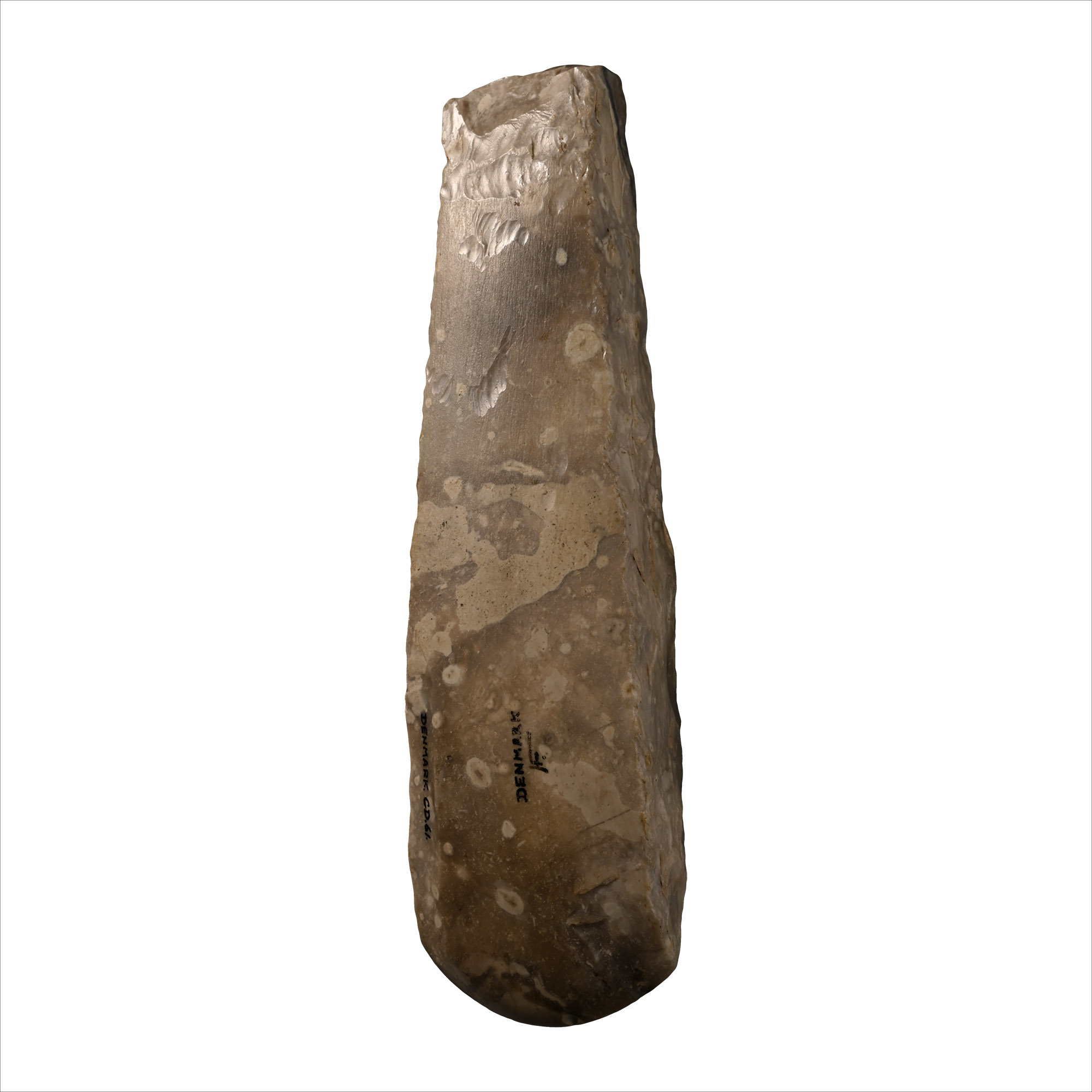 Danish Stone Age Knapped Flint Axehead