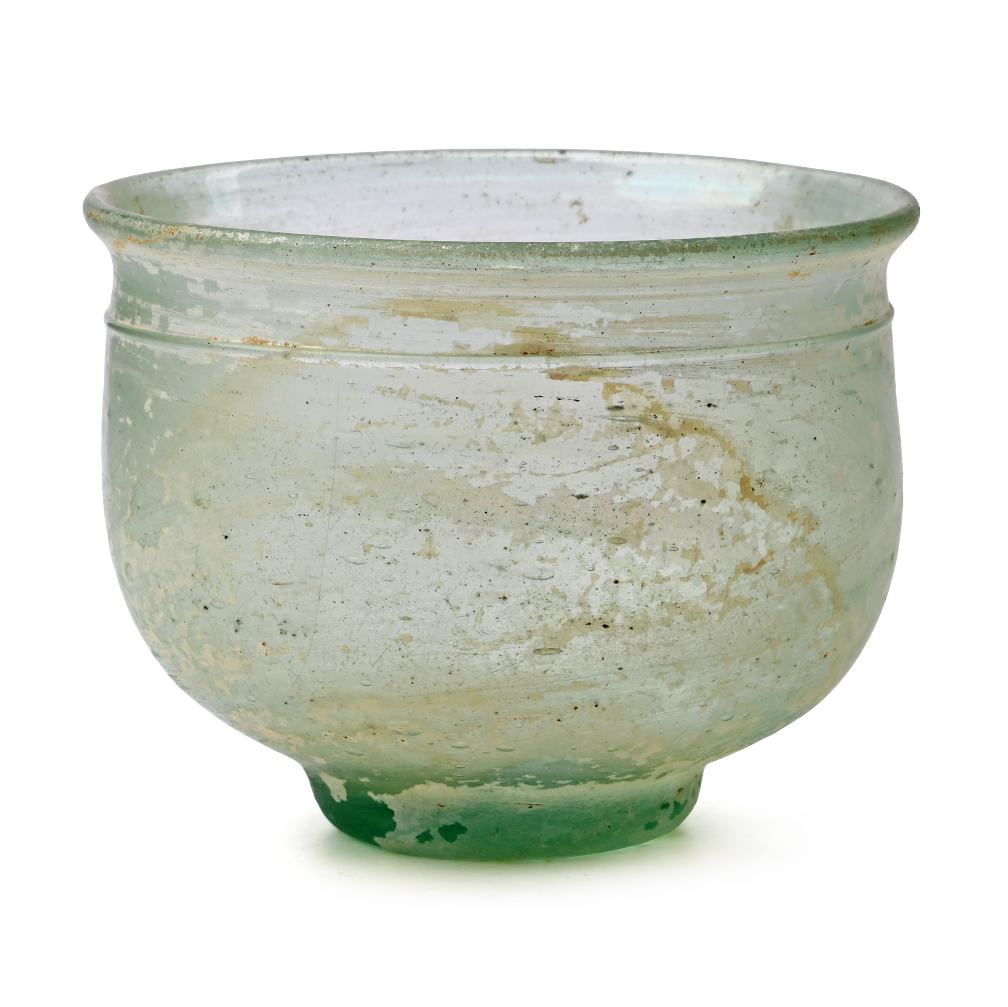 Roman Pale Green Beaker-Type Bowl