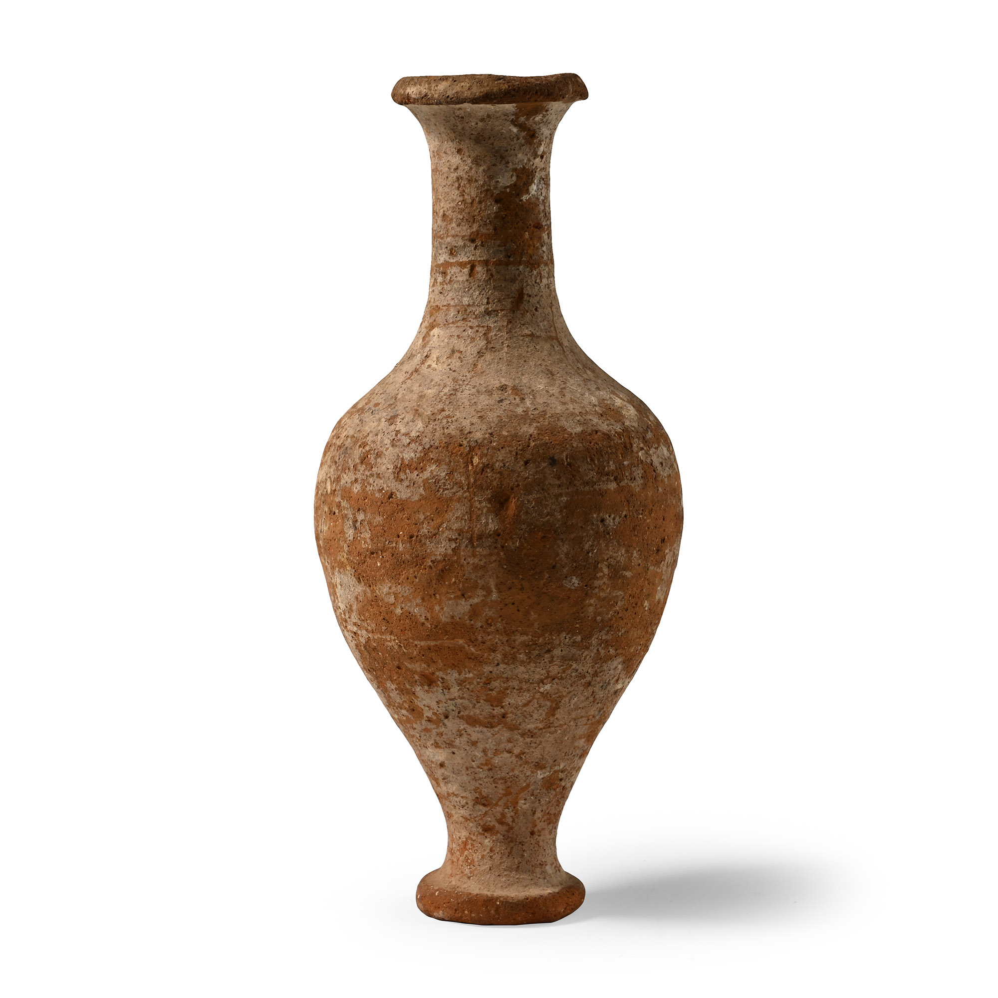 Greek Terracotta Spindle Flask
