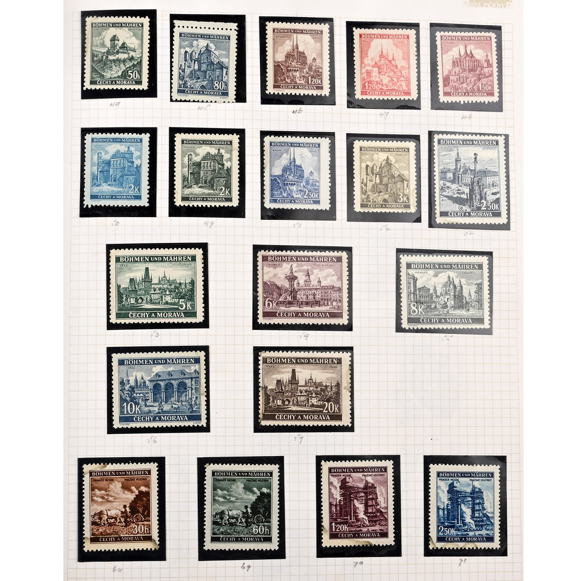 Loose Leaf Red Simplex Album of World Stamps