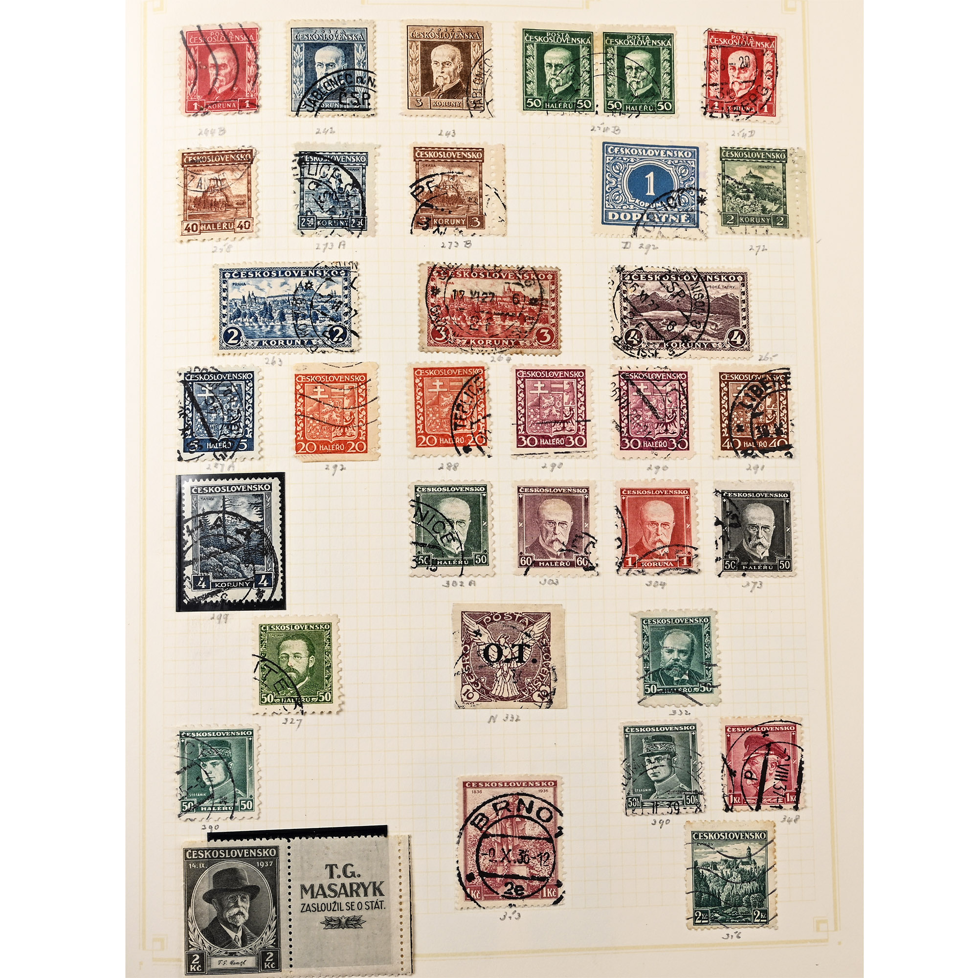 Loose Leaf Red Simplex Album of World Stamps