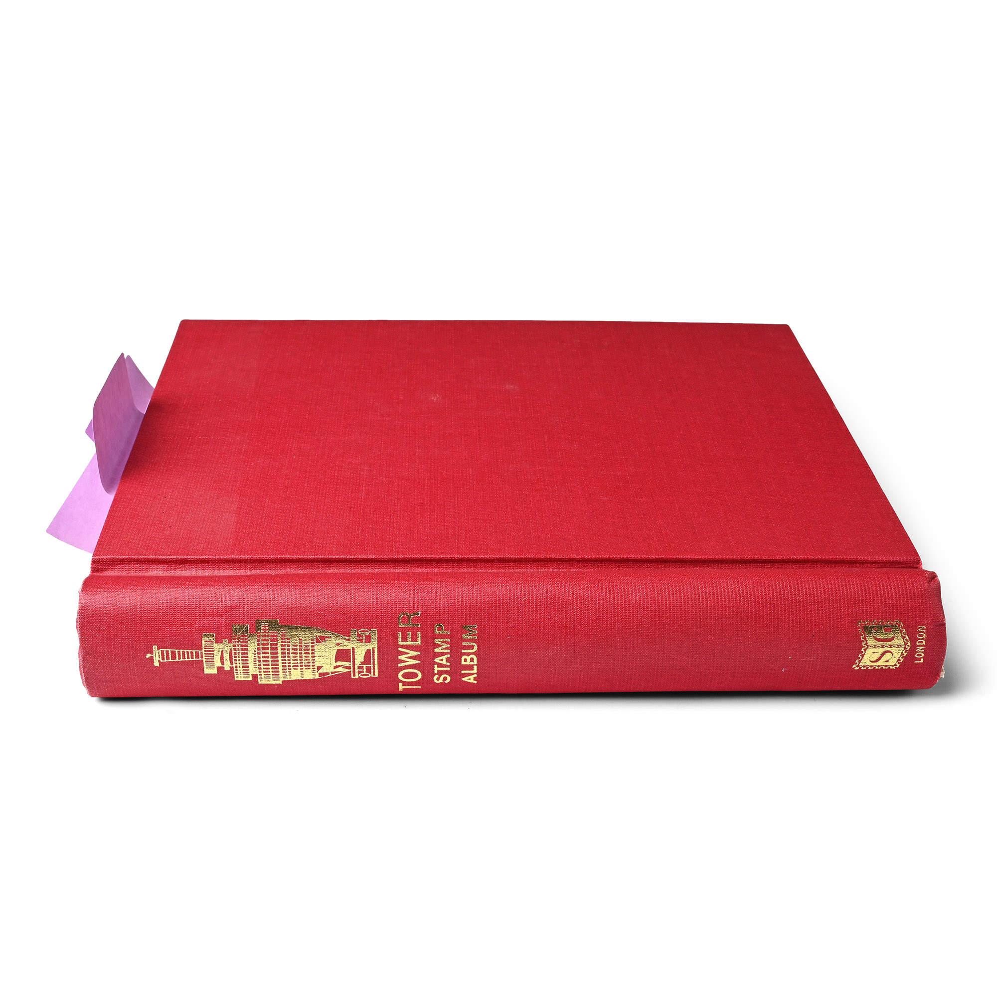 Loose Leaf Red Tower Album of World Stamps