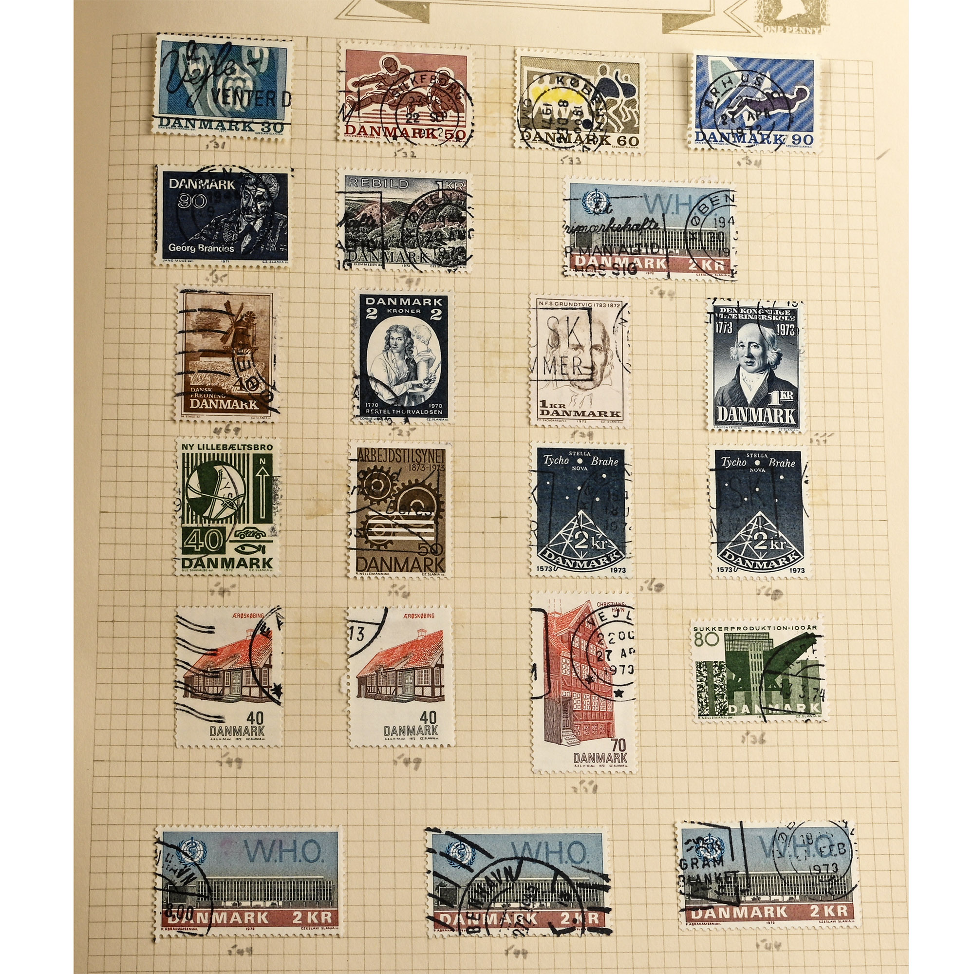Loose Leaf Red Tower Album of World Stamps