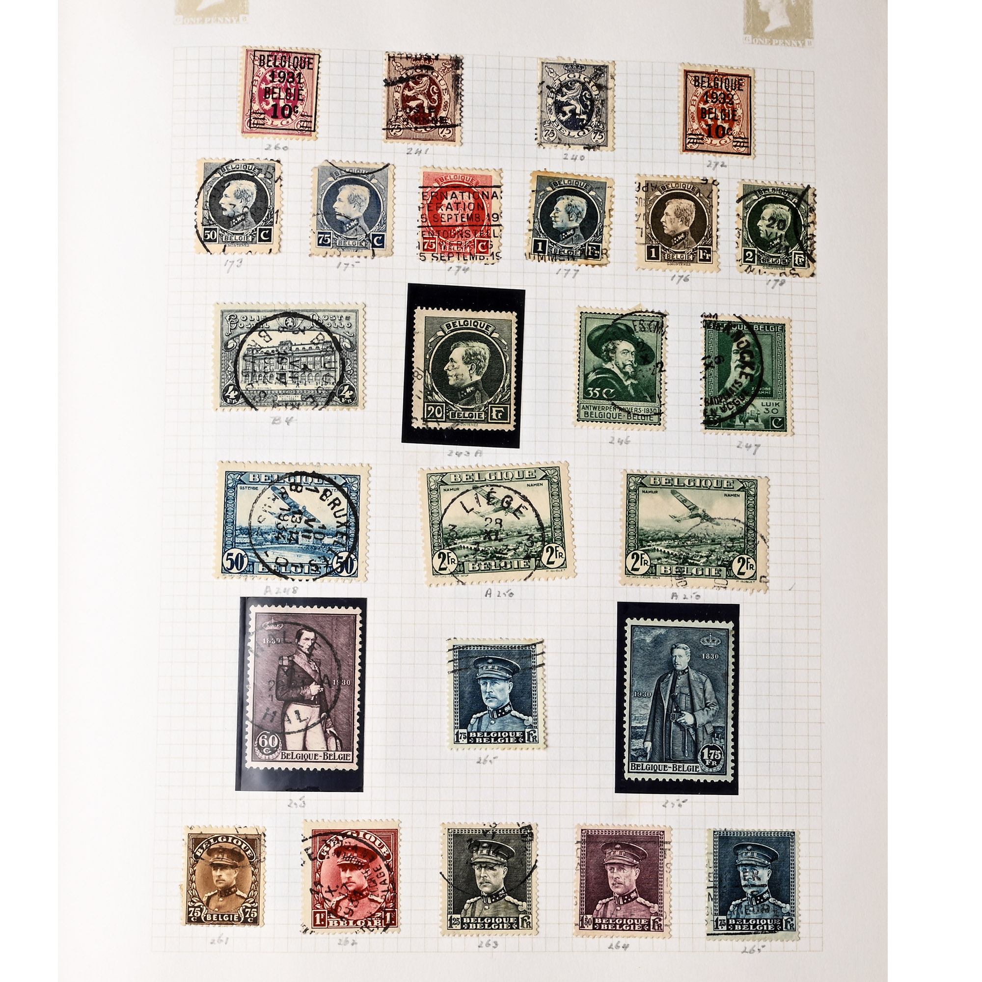 Loose Leaf Red Tower Album of World Stamps