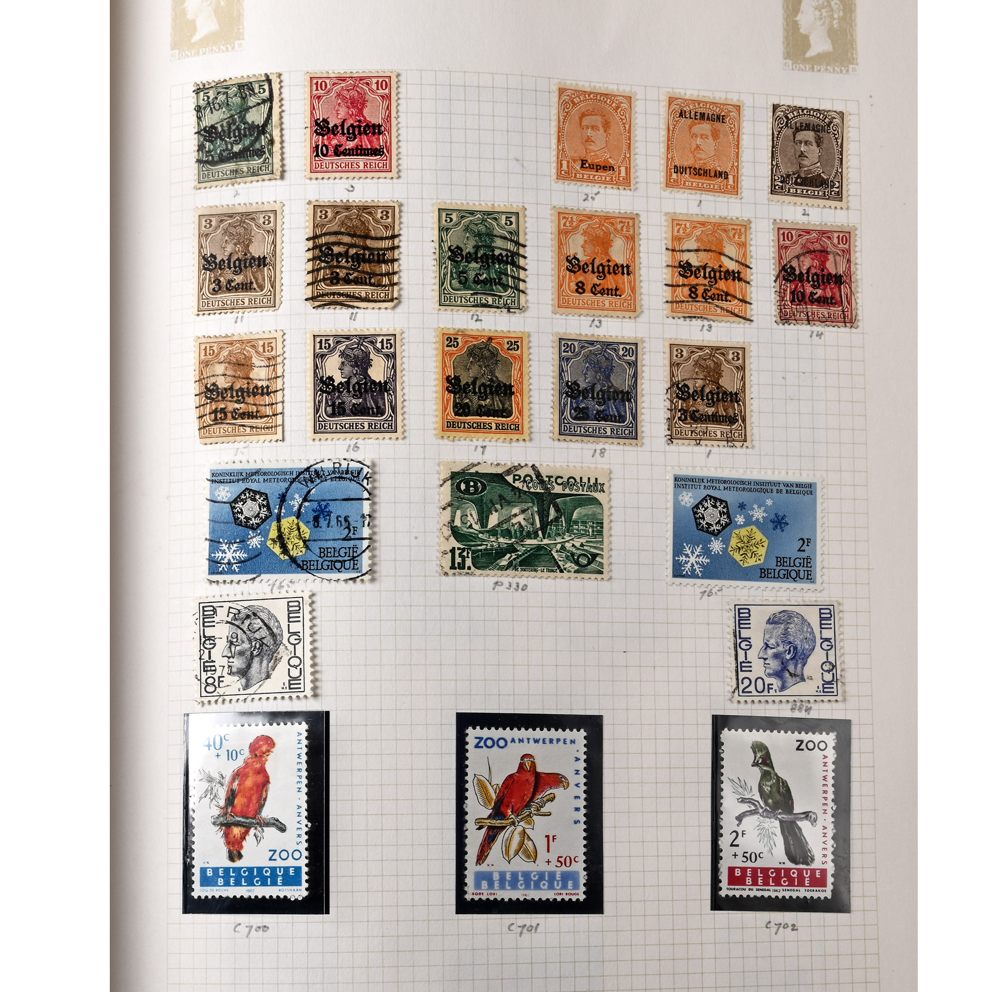Loose Leaf Red Tower Album of World Stamps