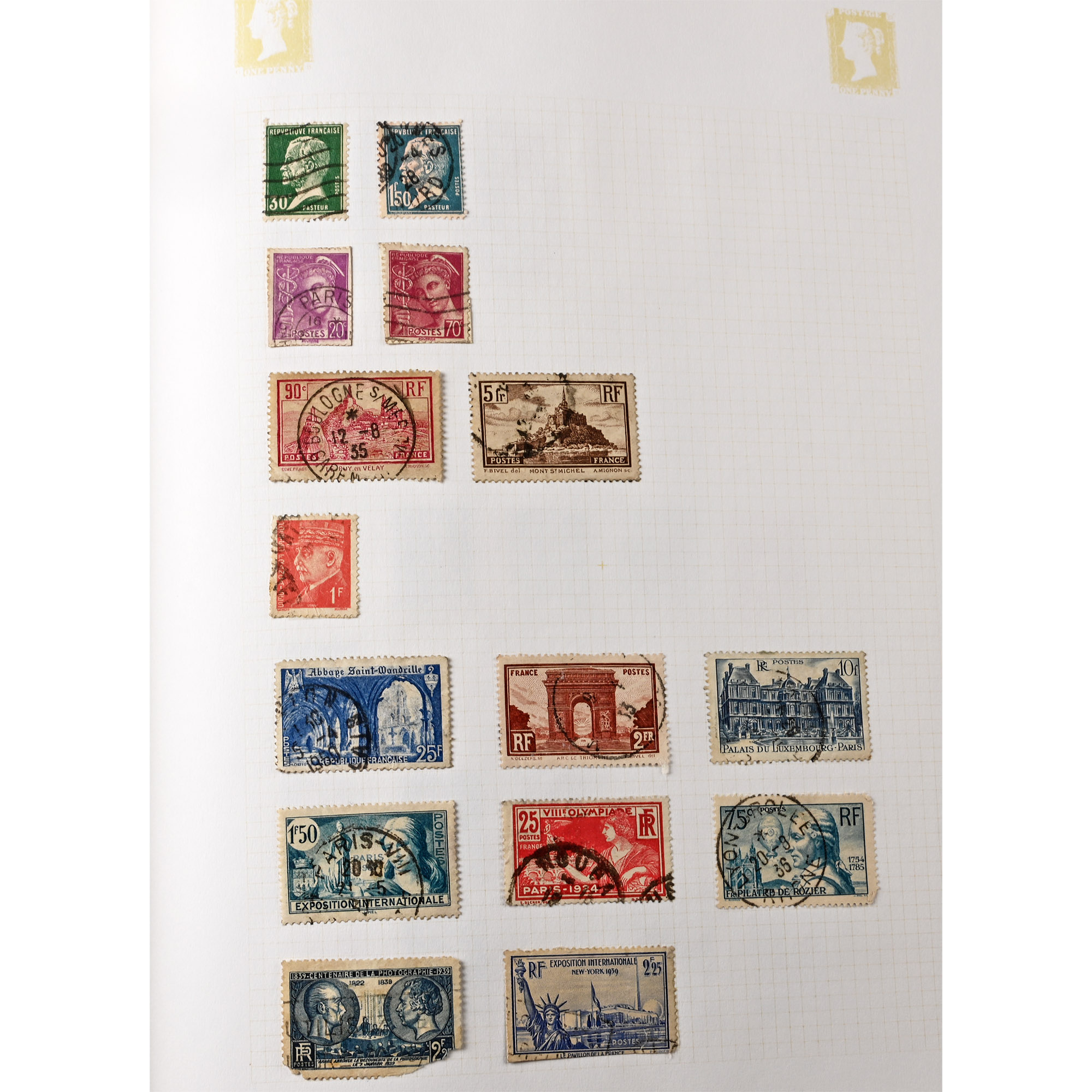 Loose Leaf Black Tower Album of World Stamps