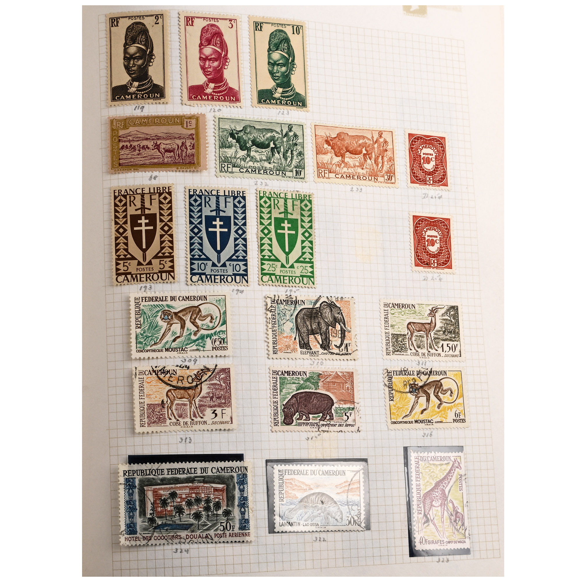 Loose Leaf Black Tower Album of World Stamps