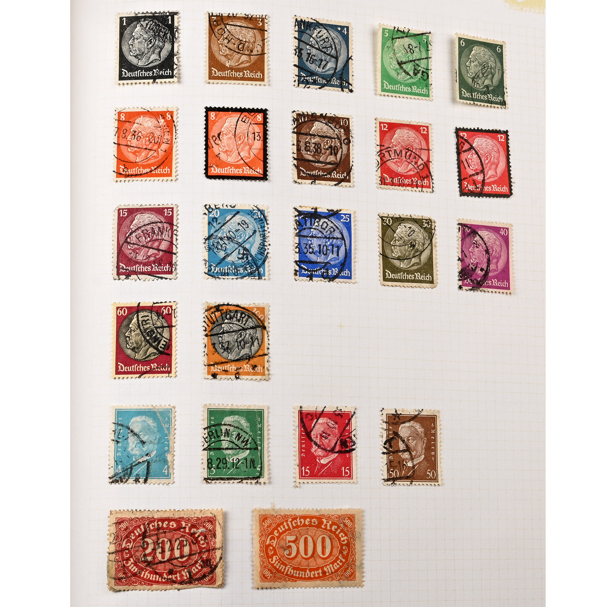 Loose Leaf Black Tower Album of World Stamps