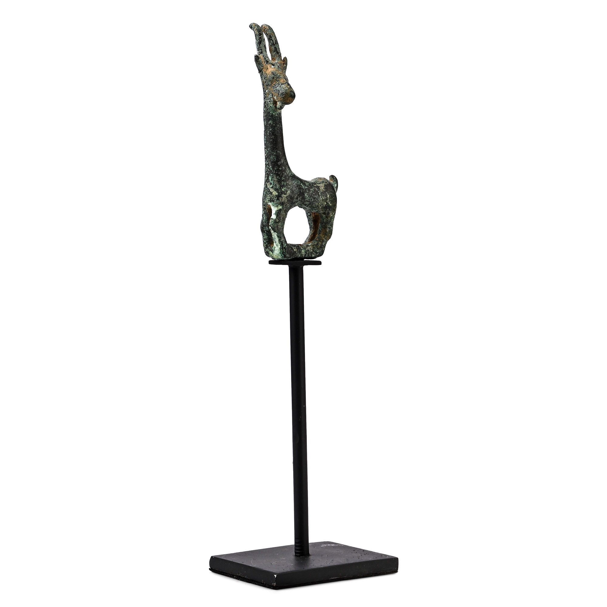 Luristan Bronze Antelope Statuette